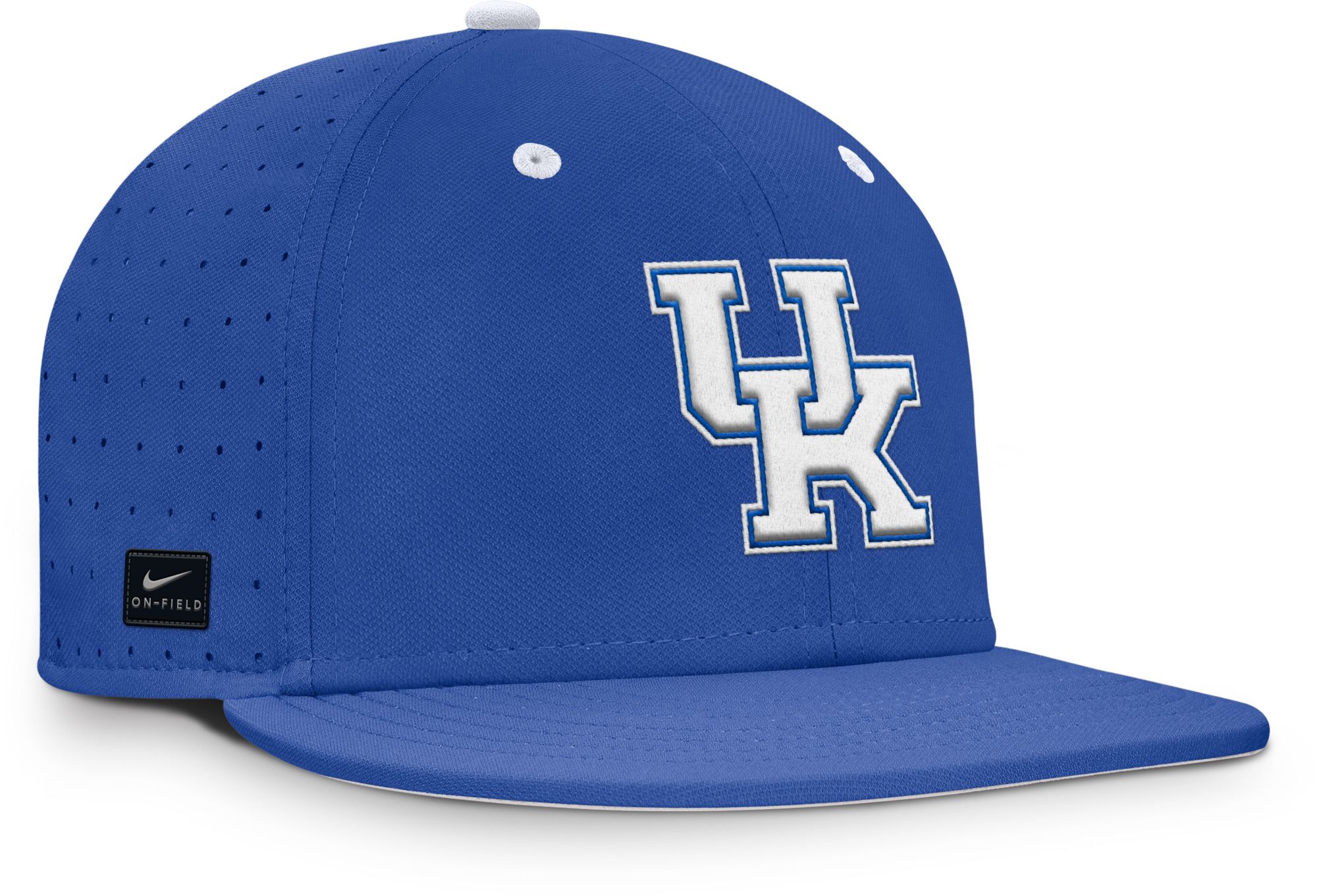 Nike Adult Kentucky Wildcats Black/Royal Aero Fitted Hat product image