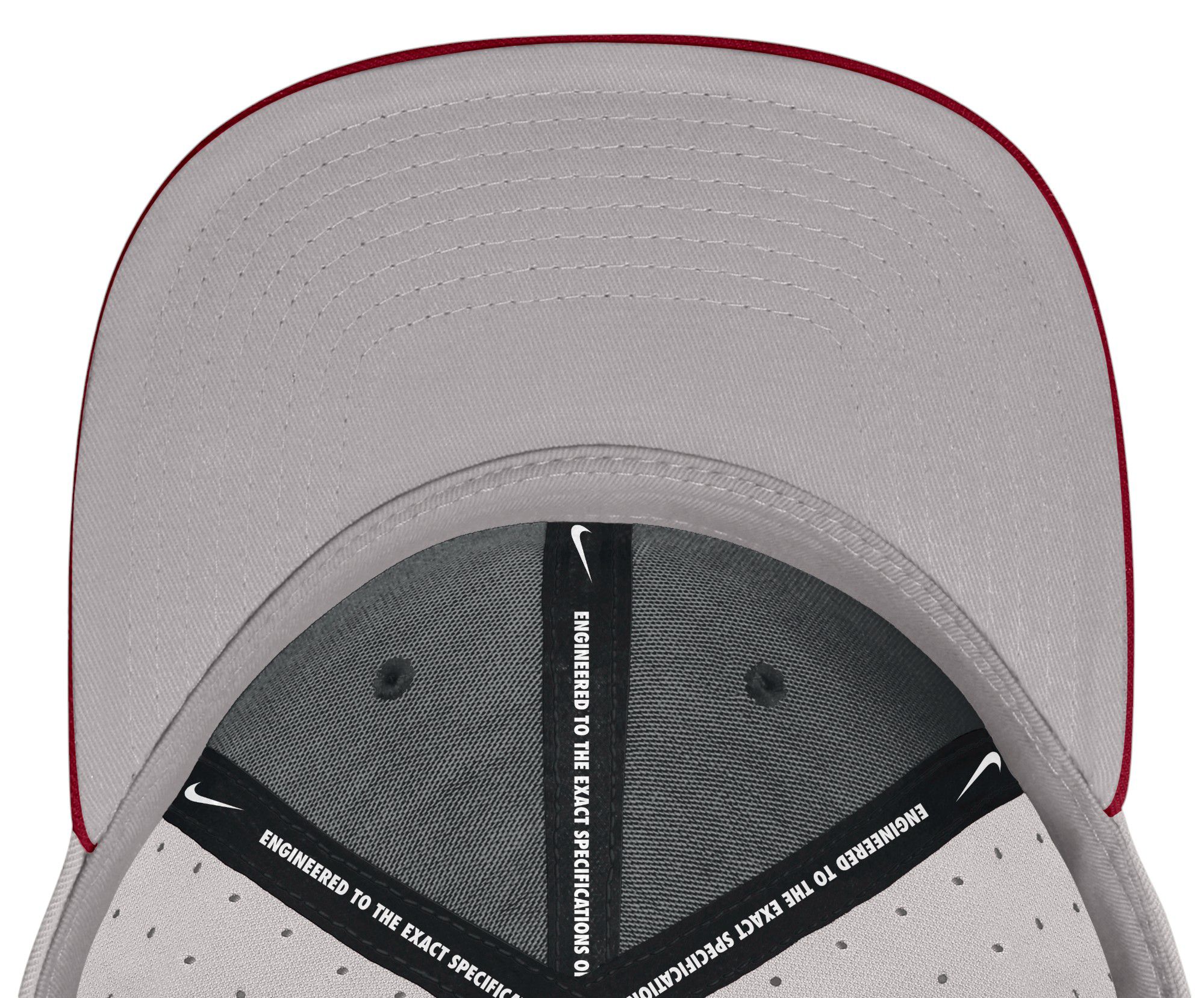 Nike Adult Alabama Crimson Tide Grey Aero Fitted Hat product image