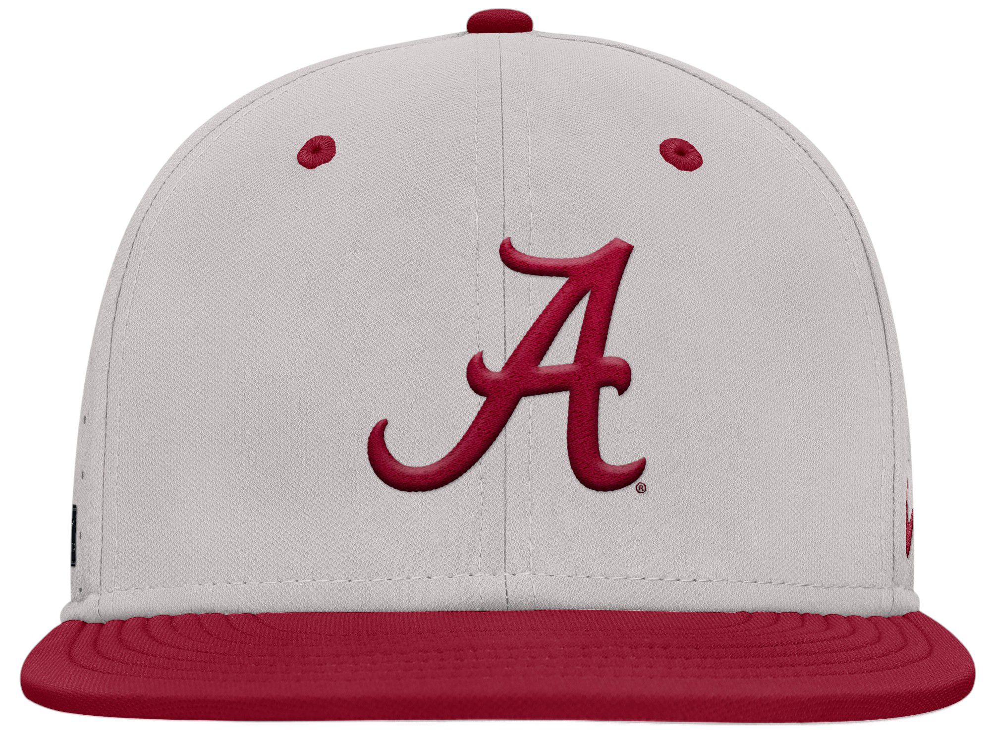 Nike Adult Alabama Crimson Tide Grey Aero Fitted Hat product image