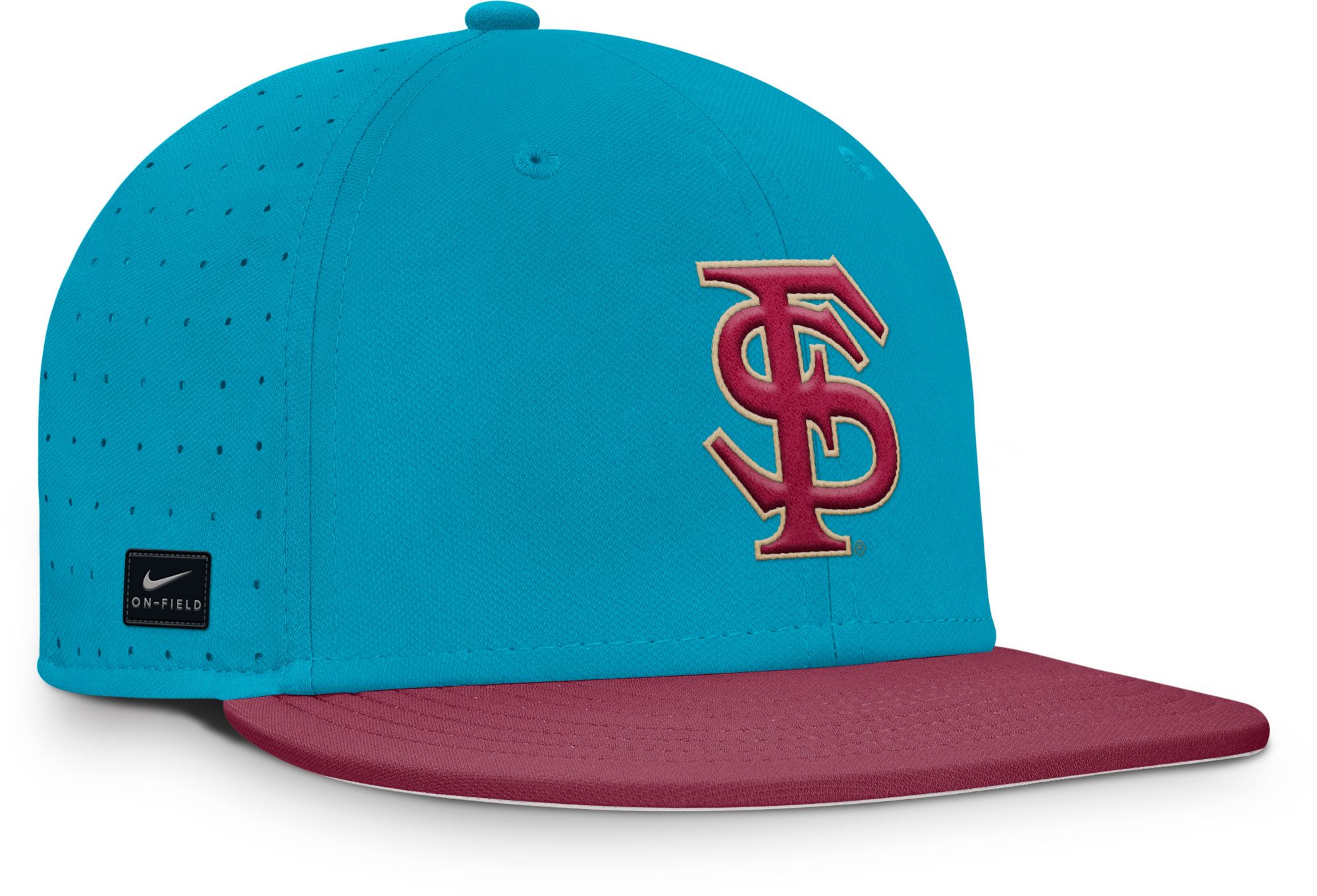 Nike Adult Florida State Seminoles Aero Turquoise Fitted Hat product image