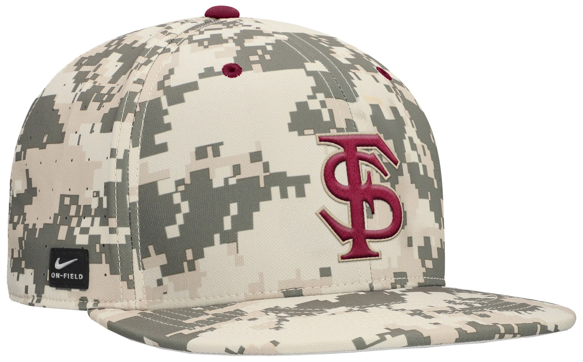 Nike Adult Florida State Seminoles Camo Aero True Fitted Hat product image