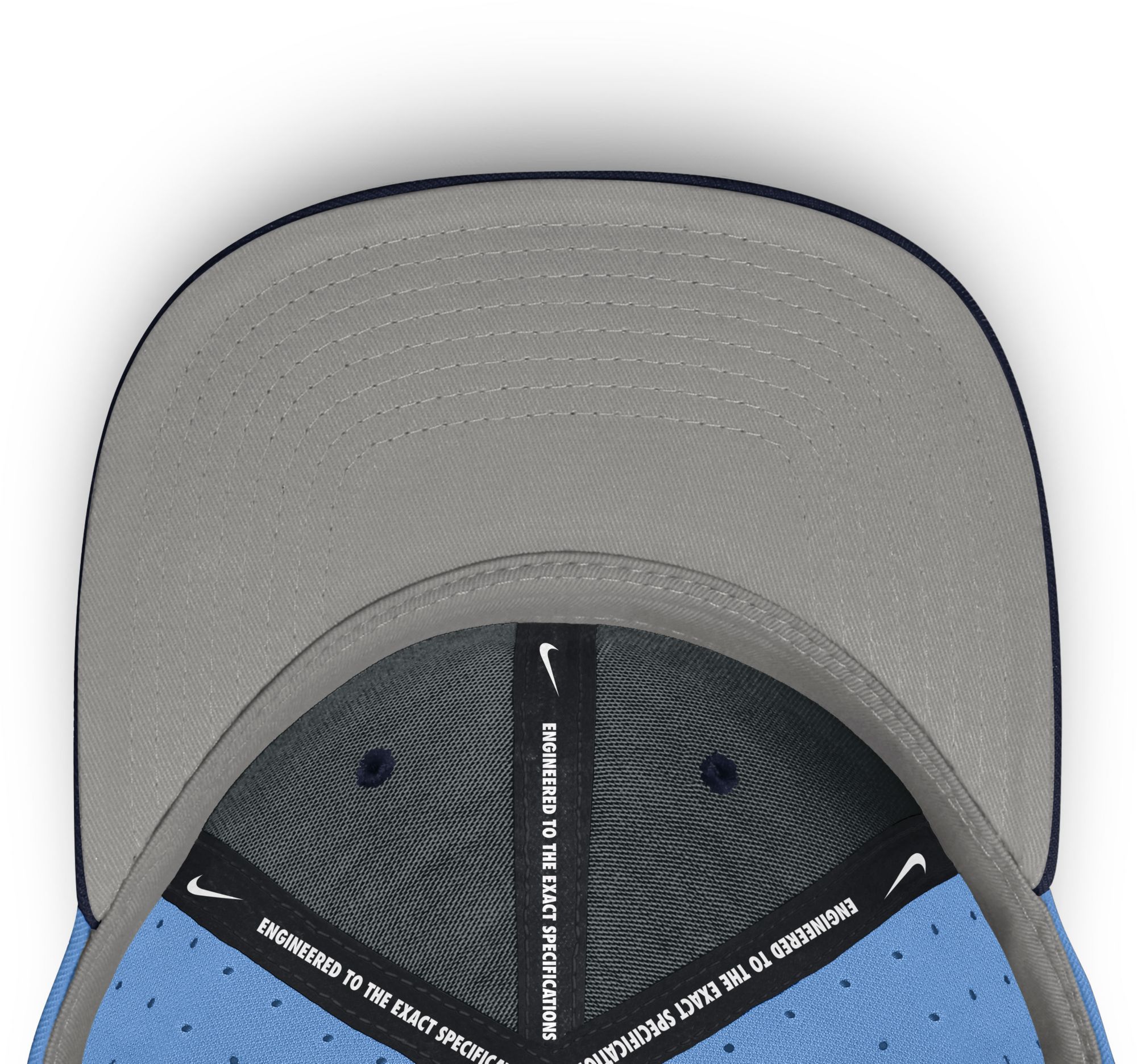 Nike Adult North Carolina Tar Heels Light Blue/Navy Aero Fitted Hat product image