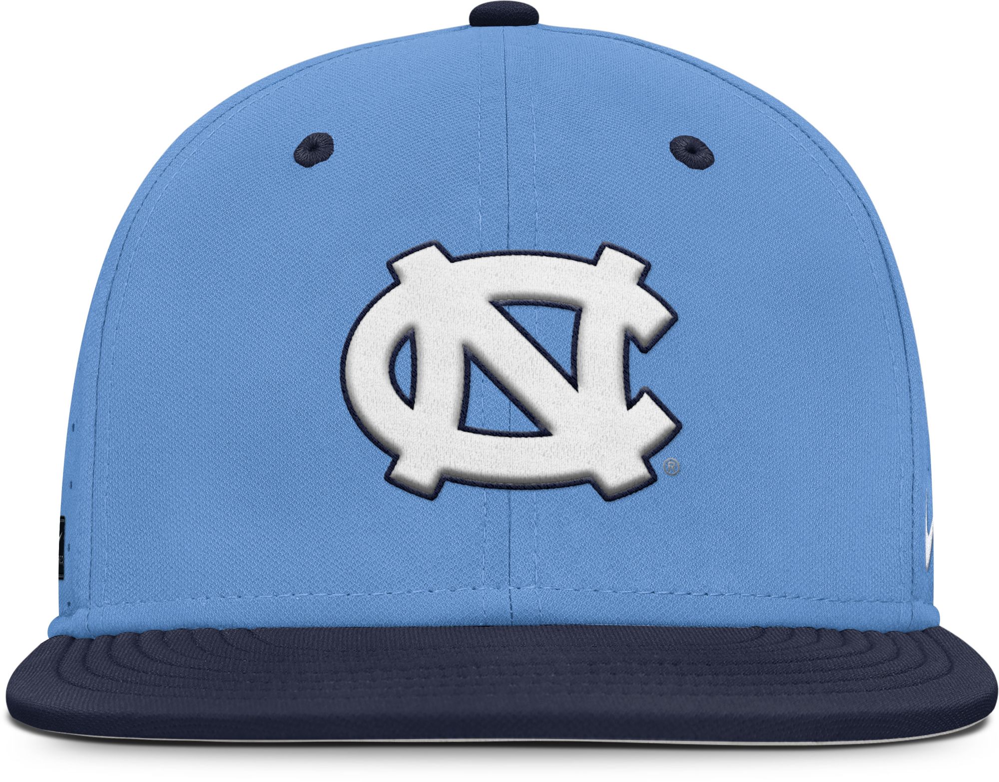 Nike Adult North Carolina Tar Heels Light Blue/Navy Aero Fitted Hat product image