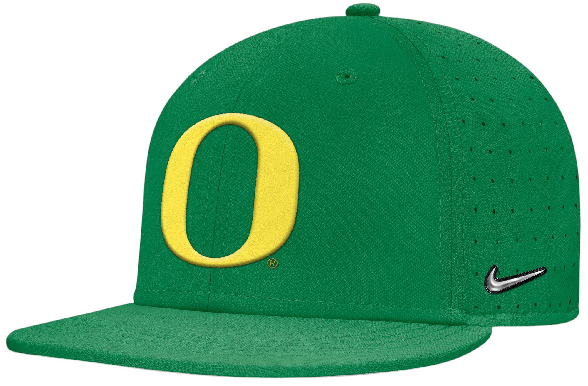 Nike Adult Oregon Ducks Apple Green Aero Fitted Hat product image