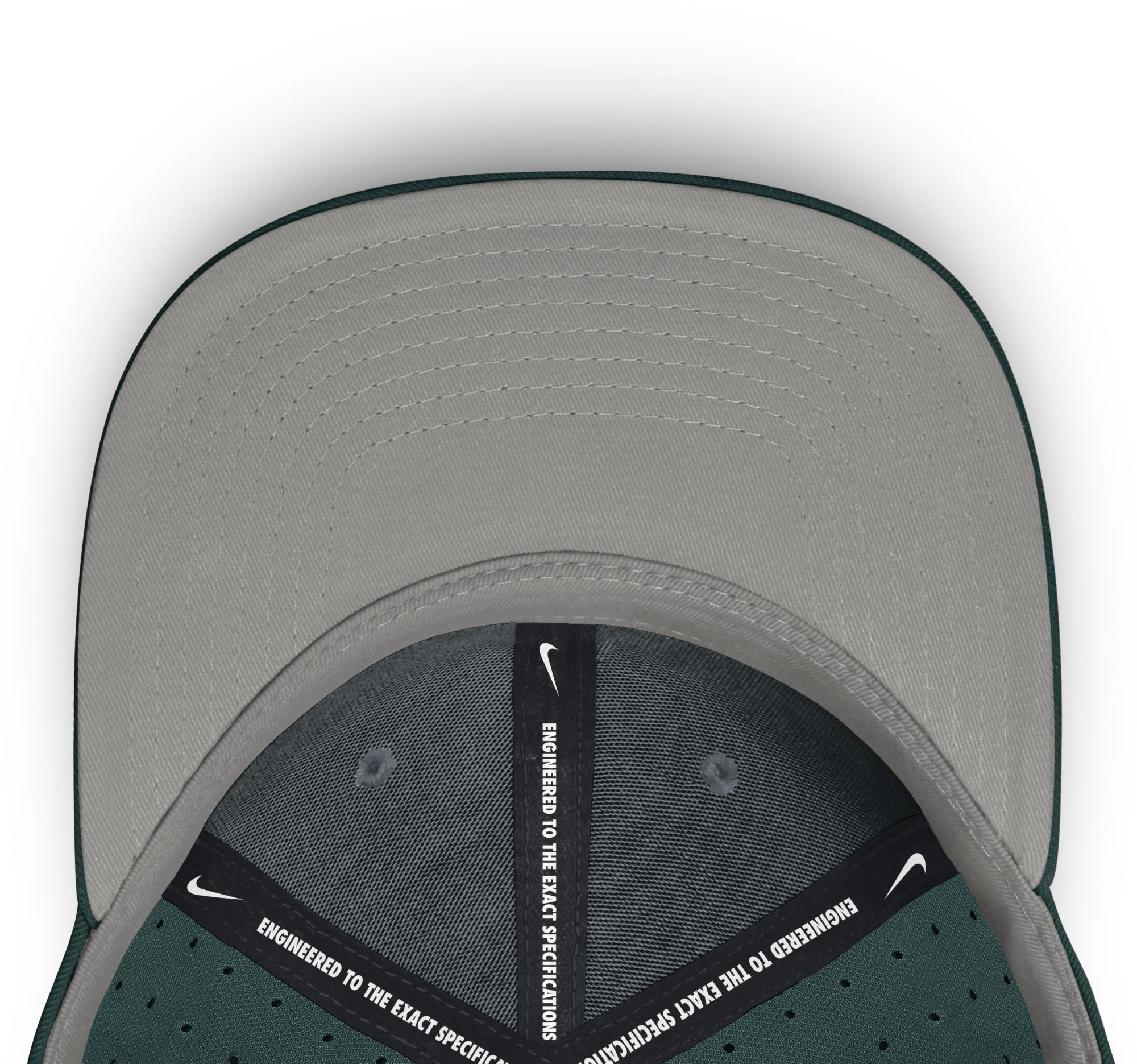Nike Adult Michigan State Spartans Pro Green Aero Fitted Hat product image