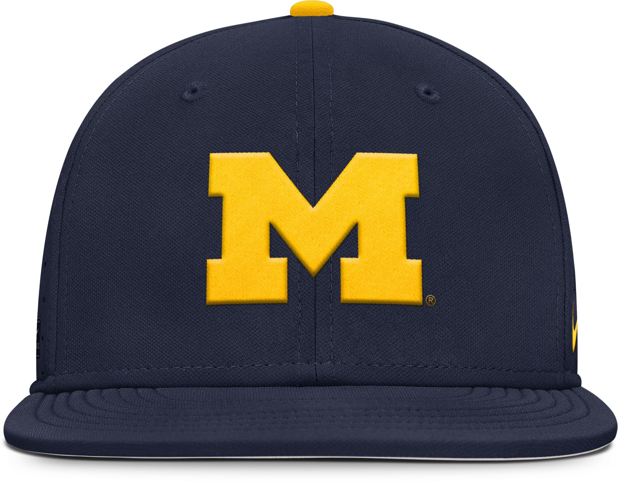 Nike Adult Michigan Wolverines College Navy Aero Fitted Hat product image