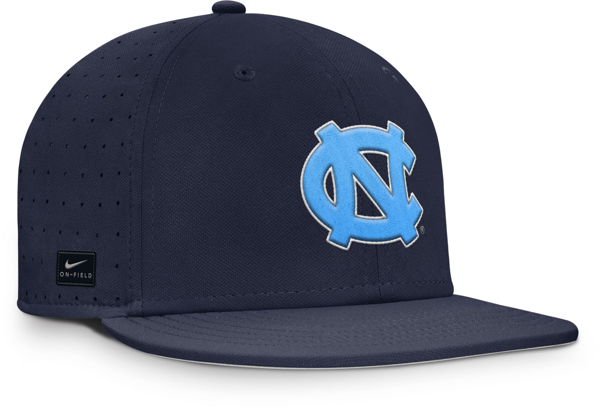Nike Adult North Carolina Tar Heels Aero College Navy Fitted Hat product image
