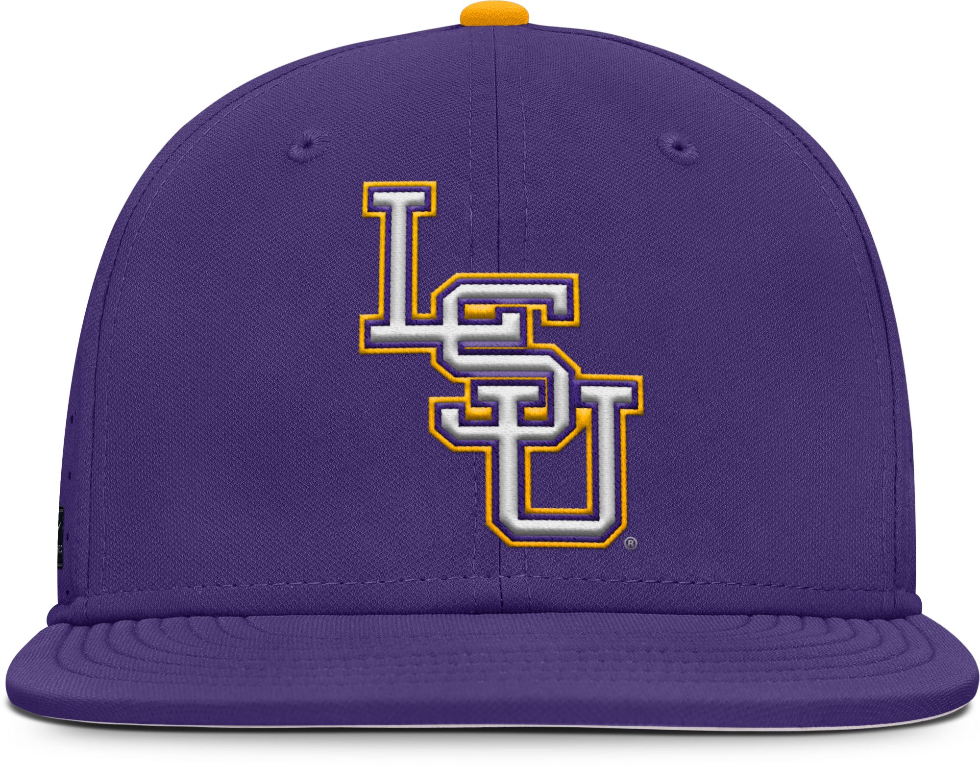 Nike Adult LSU Tigers Court Purple Aero Fitted Hat product image