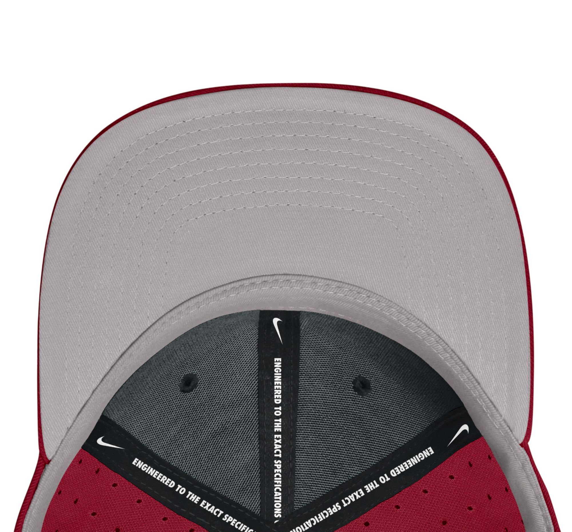 Nike Adult Oklahoma Sooners Team Crimson Aero True Fitted Baseball Hat product image
