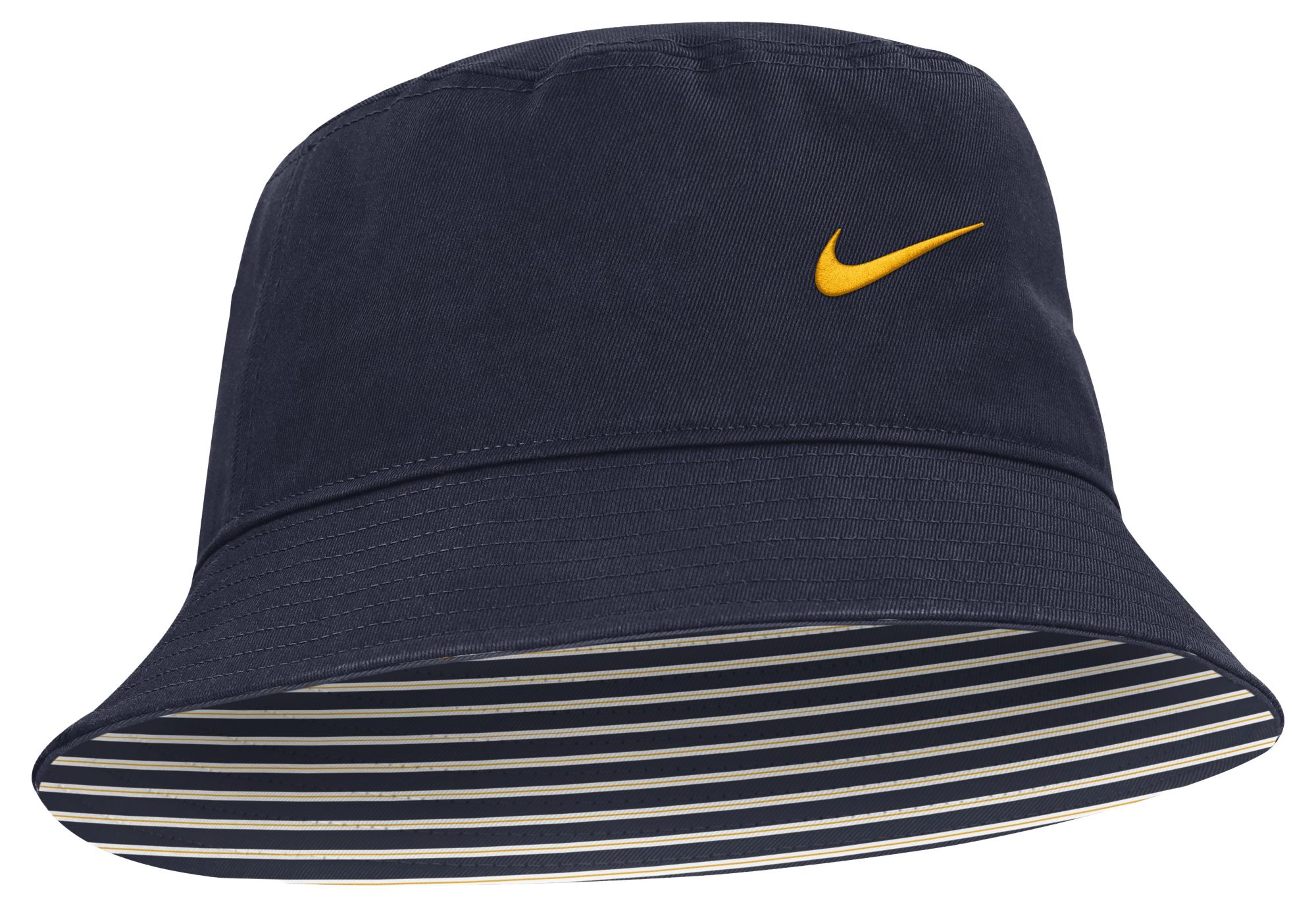 Nike Adult West Virginia Mountaineers College Navy Apex Primetime Bucket Cap product image