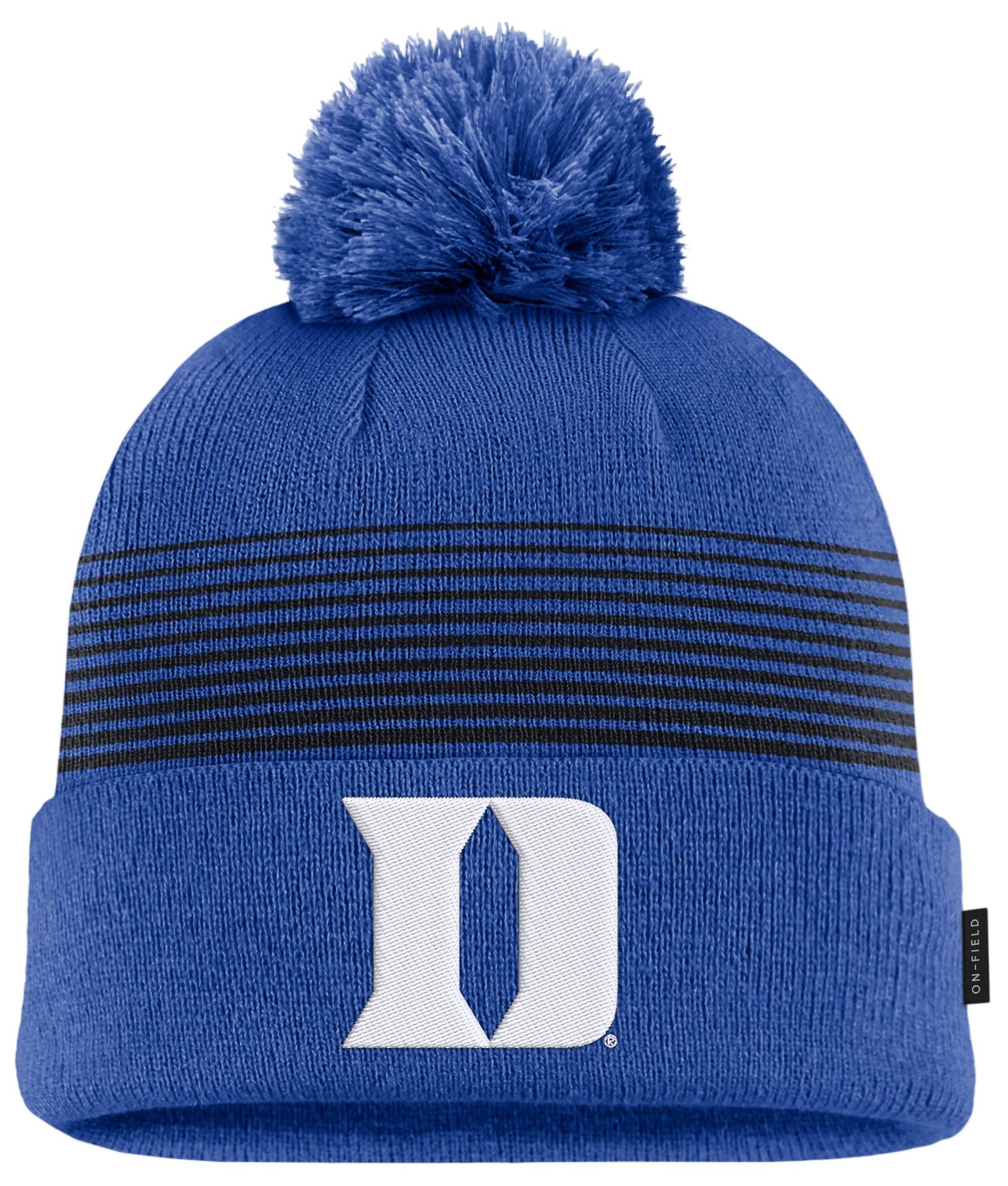 Nike Adult Duke Blue Devils Peak Gameday Cuffed Knit Pom Beanie