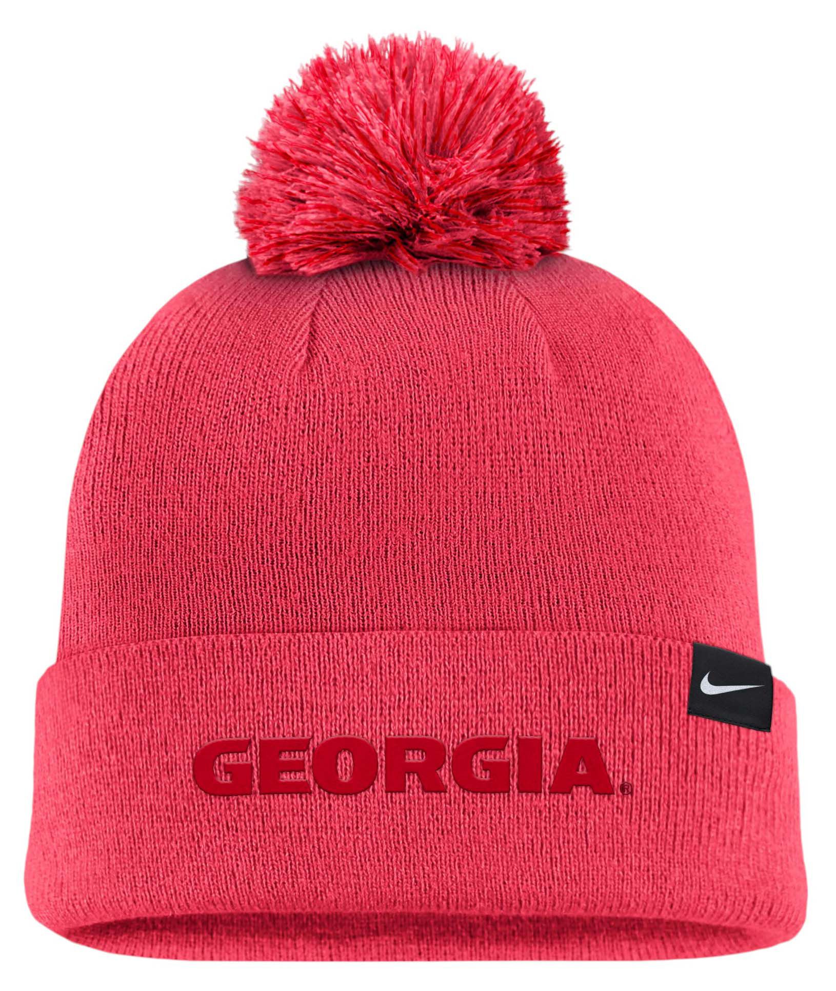 Nike Adult Georgia Bulldogs Fusion Red Peak Campus Sideline Knit Beanie product image