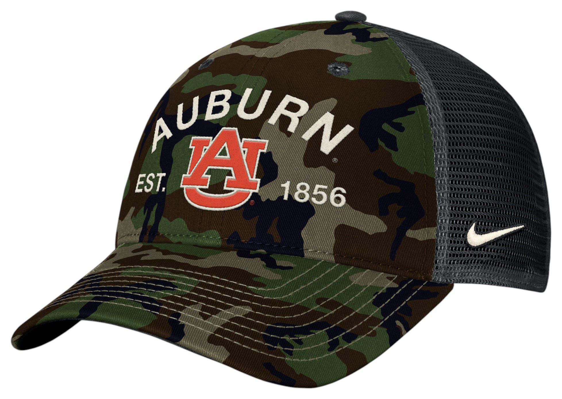 Nike Adult Auburn Tigers Medium Olive 2025 Military Appreciation Trucker Hat product image