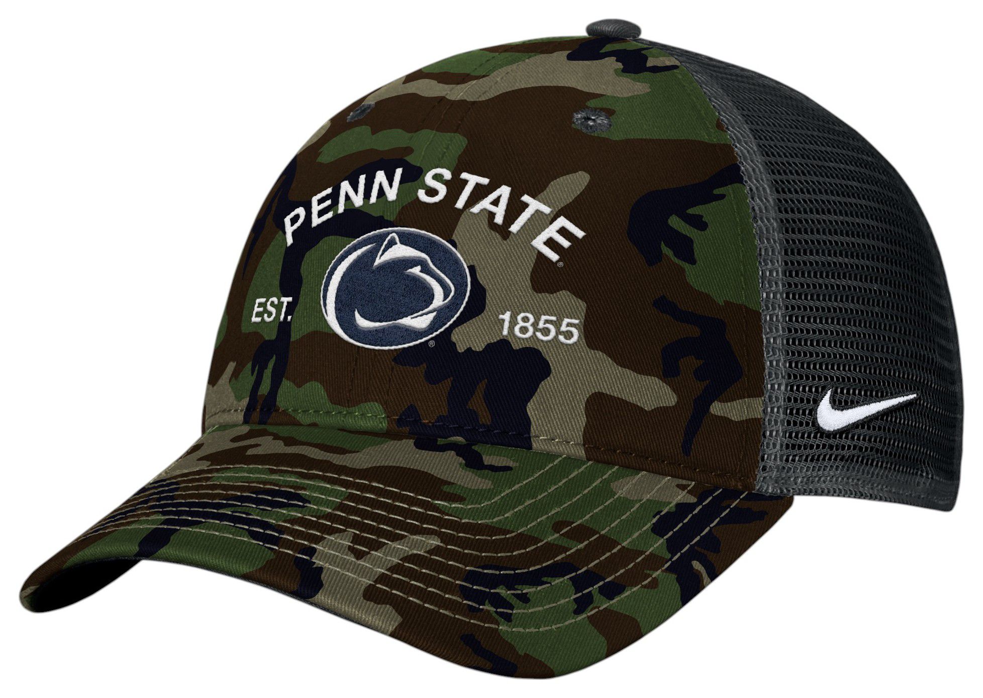 Nike Adult Penn State Nittany Lions Medium Olive 2025 Military Appreciation Trucker Hat product image
