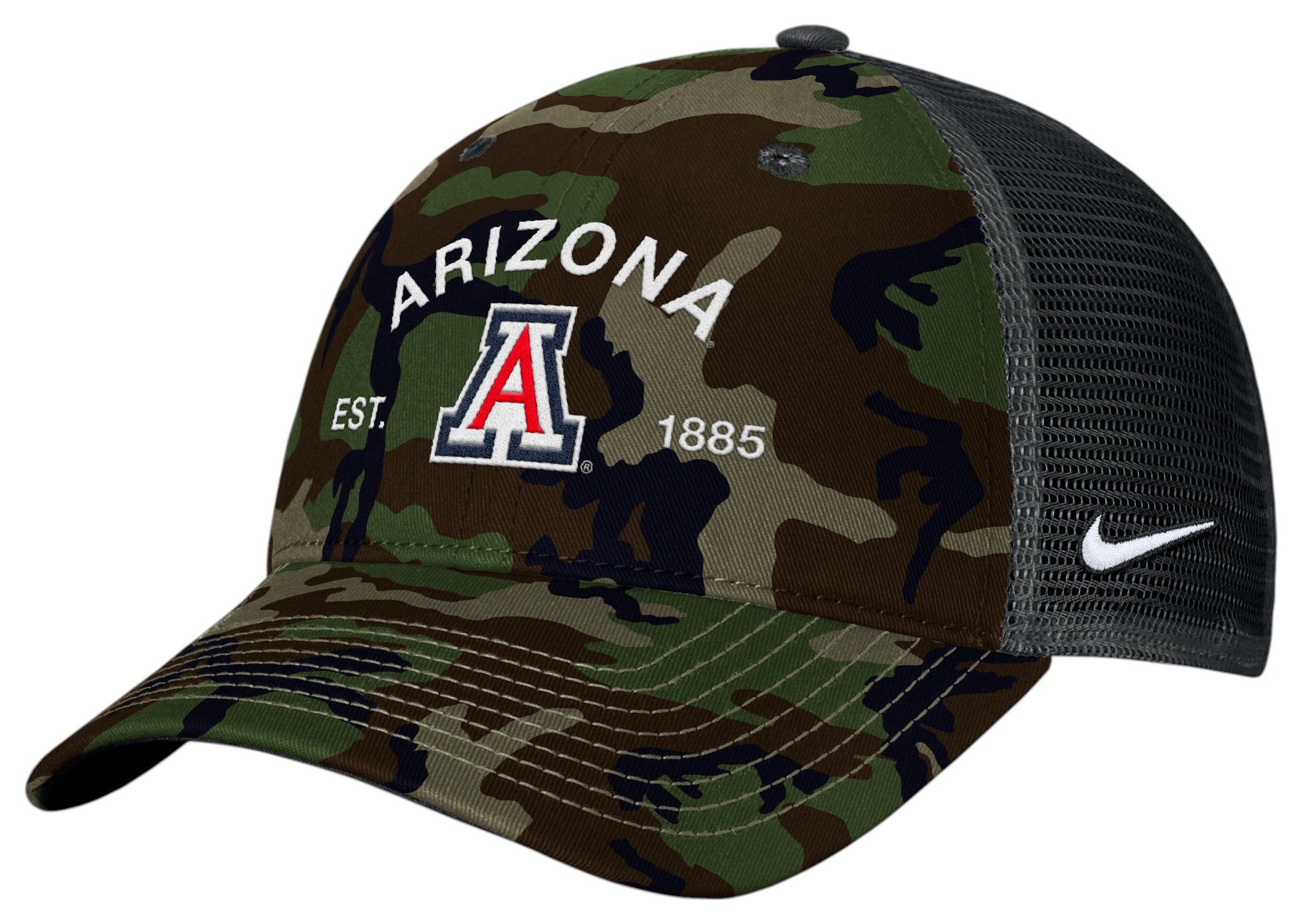 Nike Adult Arizona Wildcats Medium Olive 2025 Military Appreciation Trucker Hat product image