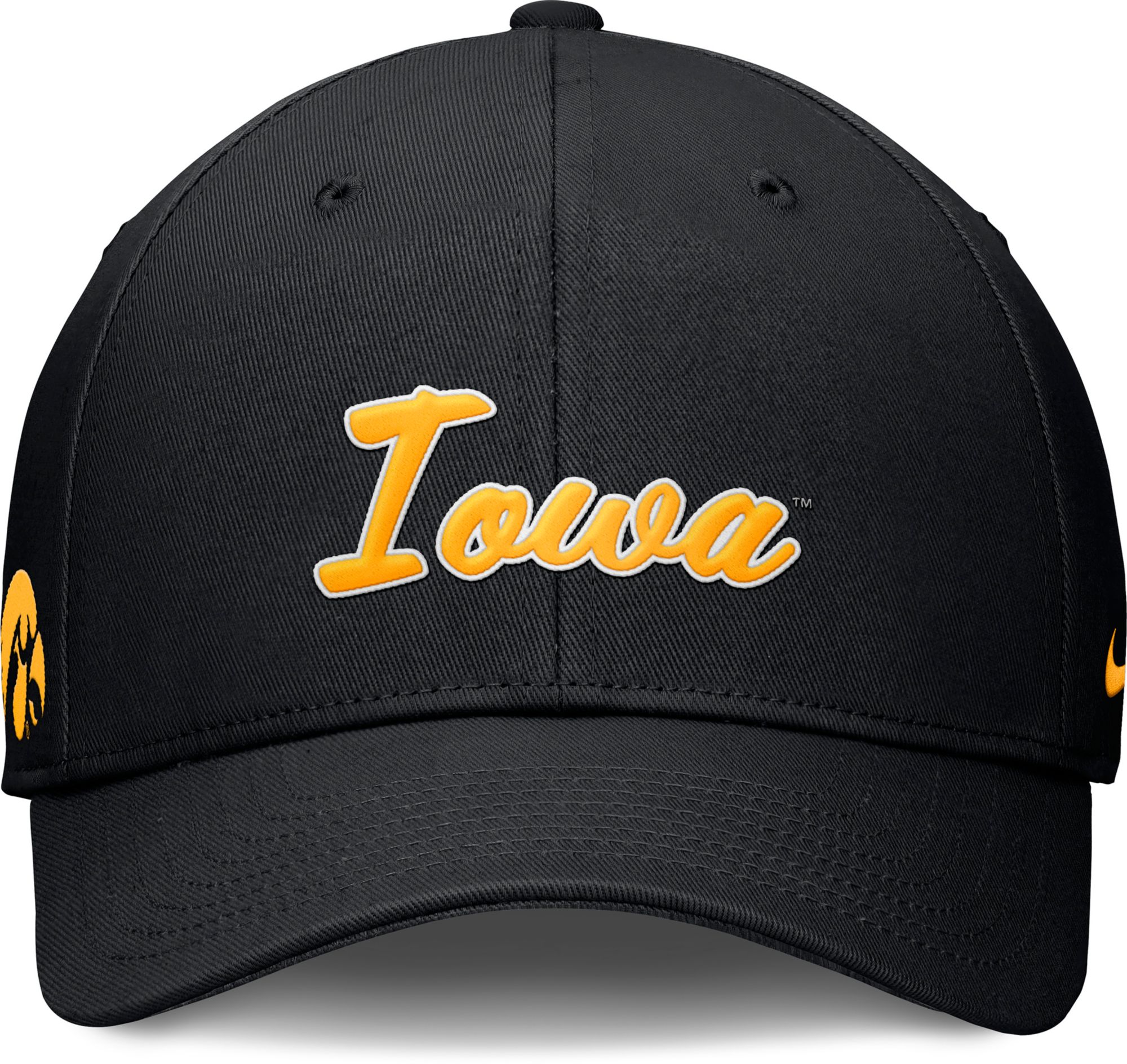 Nike Men's Iowa Hawkeyes Black Script Adjustable Hat product image