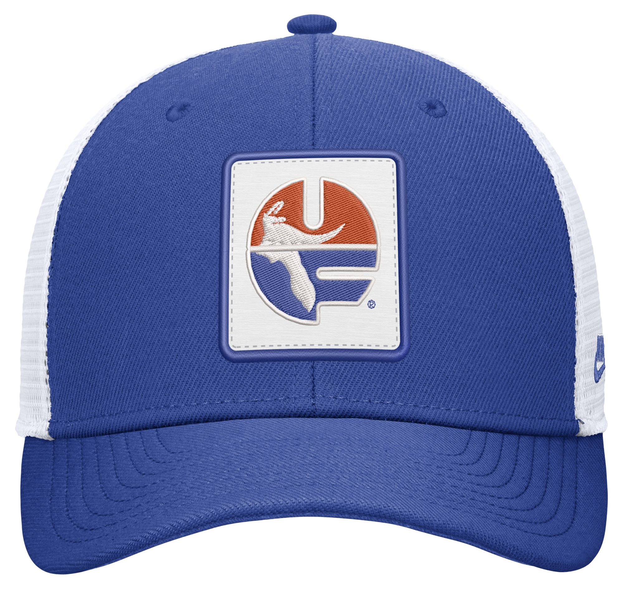 Nike Adult Florida Gators Game Royal Patch Structured Rise Trucker Hat product image