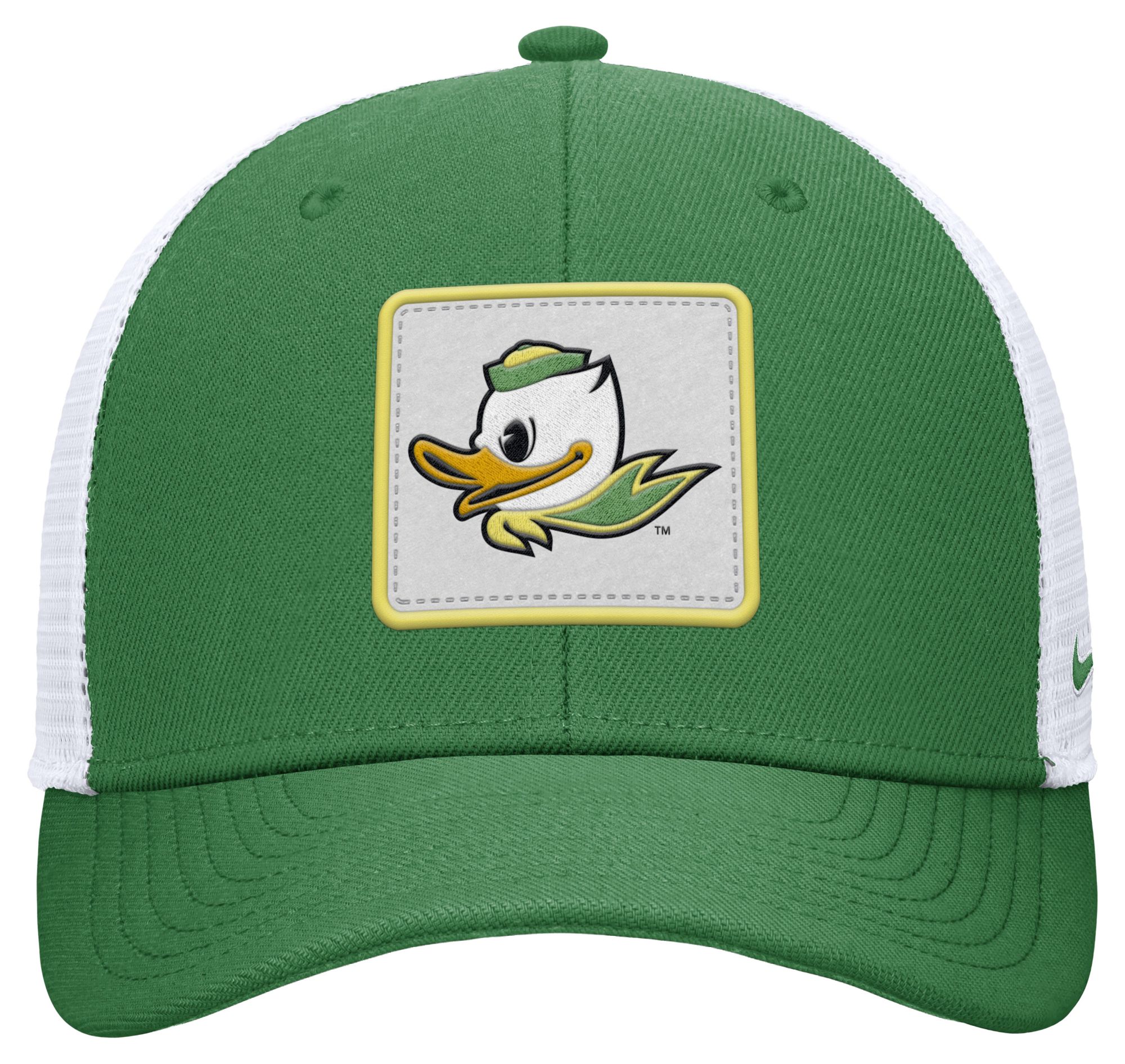 Nike Adult Oregon Ducks Apple Green Patch Structured Rise Trucker Hat product image