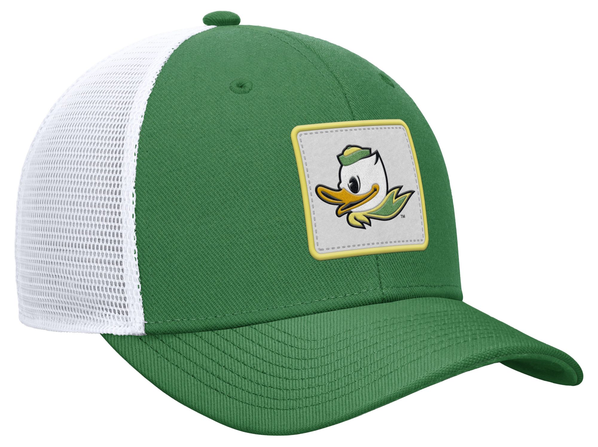 Nike Adult Oregon Ducks Apple Green Patch Structured Rise Trucker Hat product image