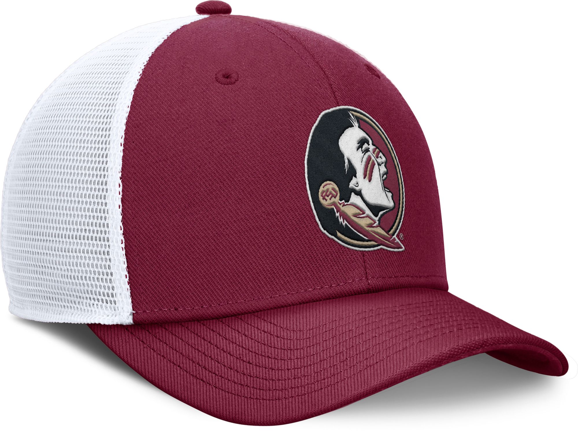 Nike Men's Florida State Seminoles Garnet Rise Adjustable Trucker Hat product image