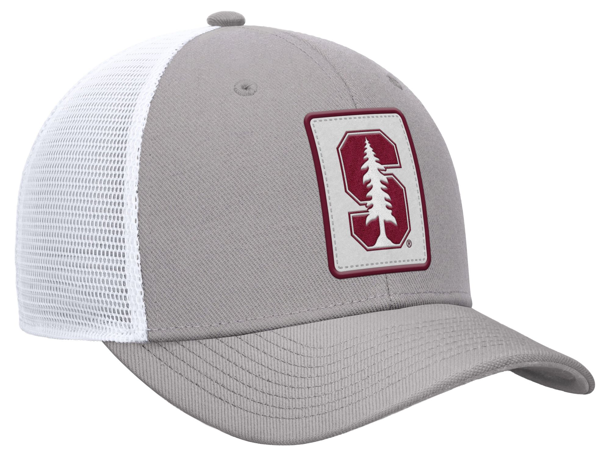 Nike Adult Stanford Cardinal Pewter Patch Structured Rise Trucker Hat product image