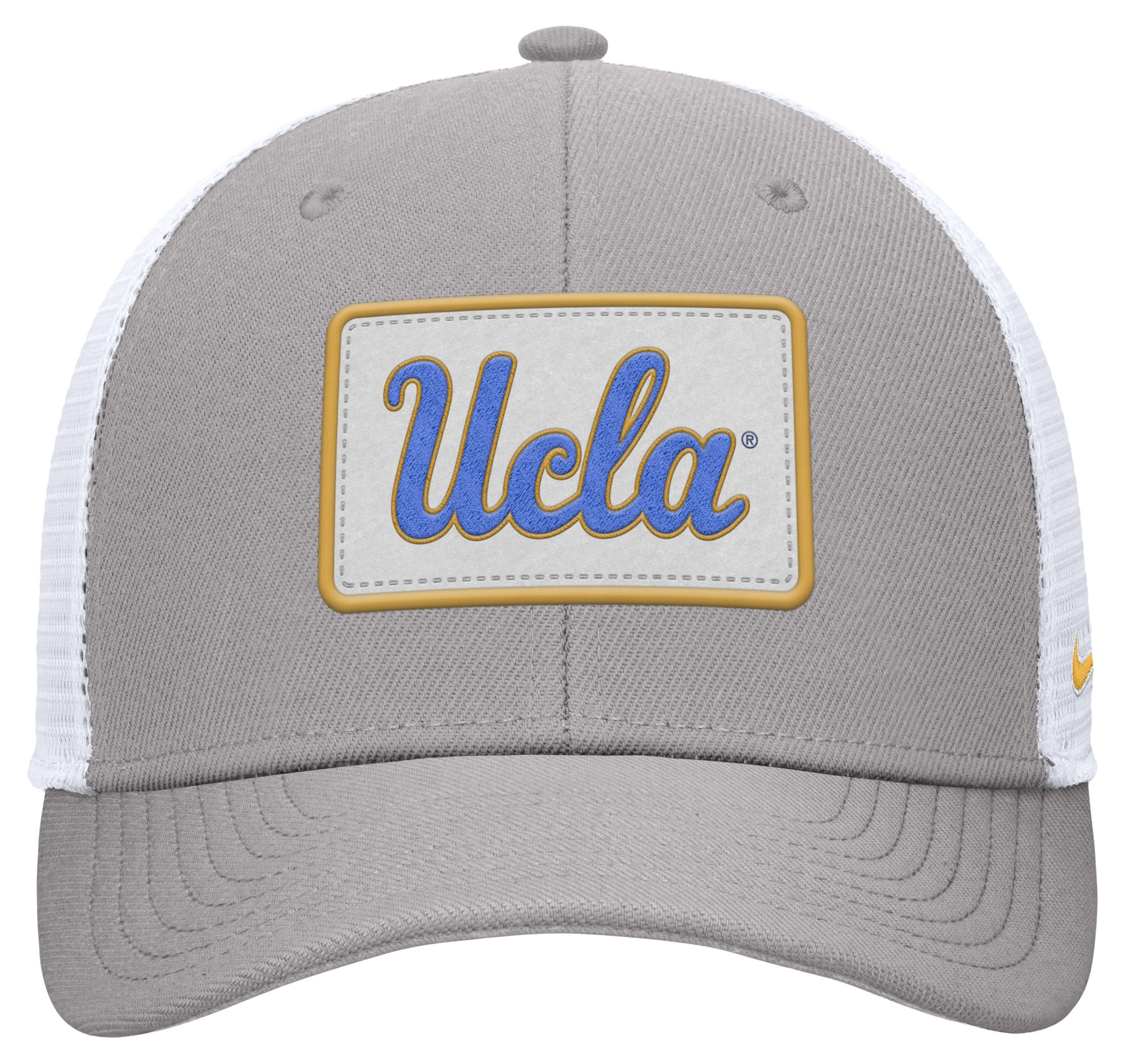 Nike Adult UCLA Bruins Pewter Patch Structured Rise Trucker Hat product image