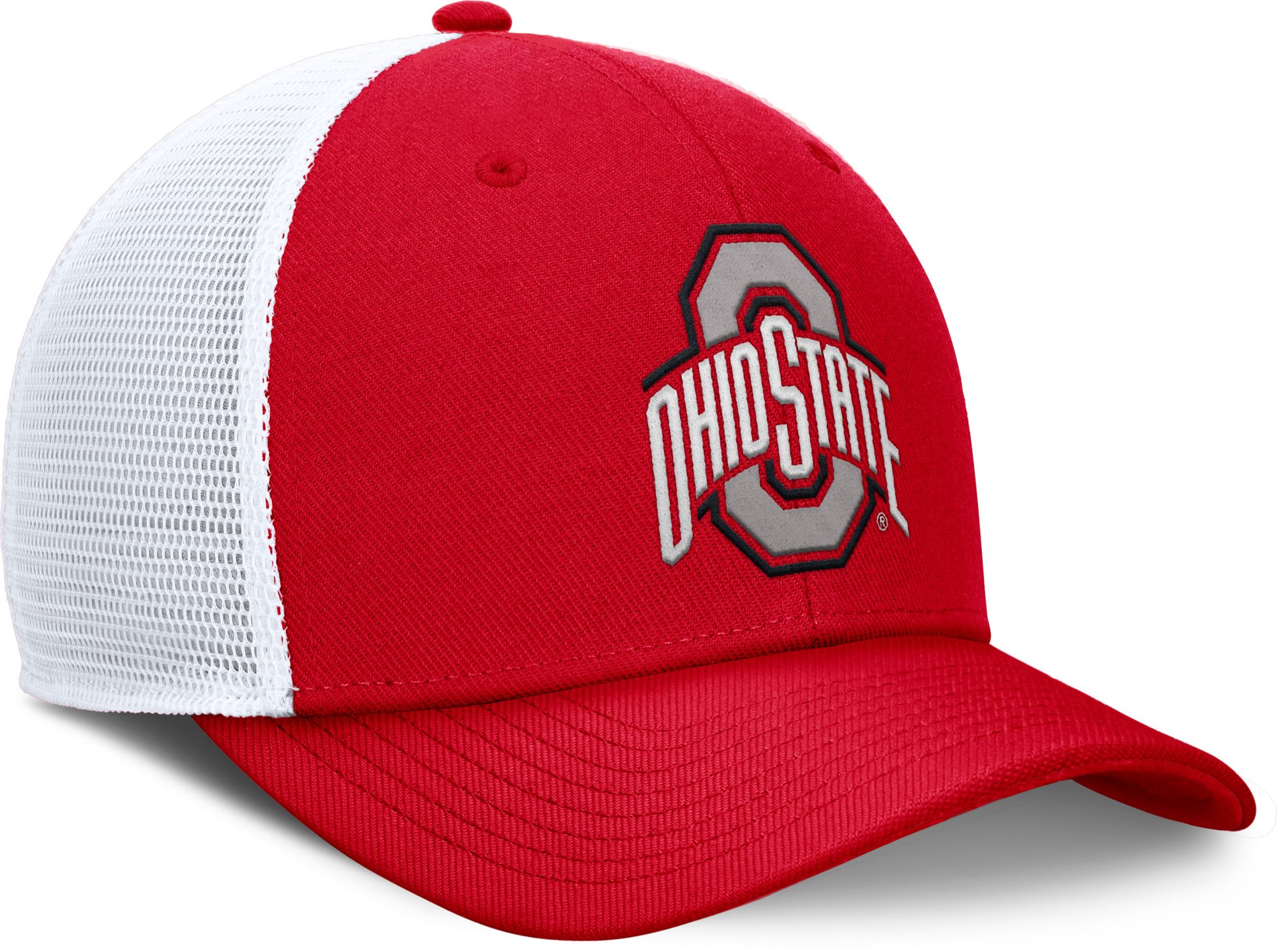 Nike Men's Ohio State Buckeyes Red Rise Adjustable Trucker Hat product image