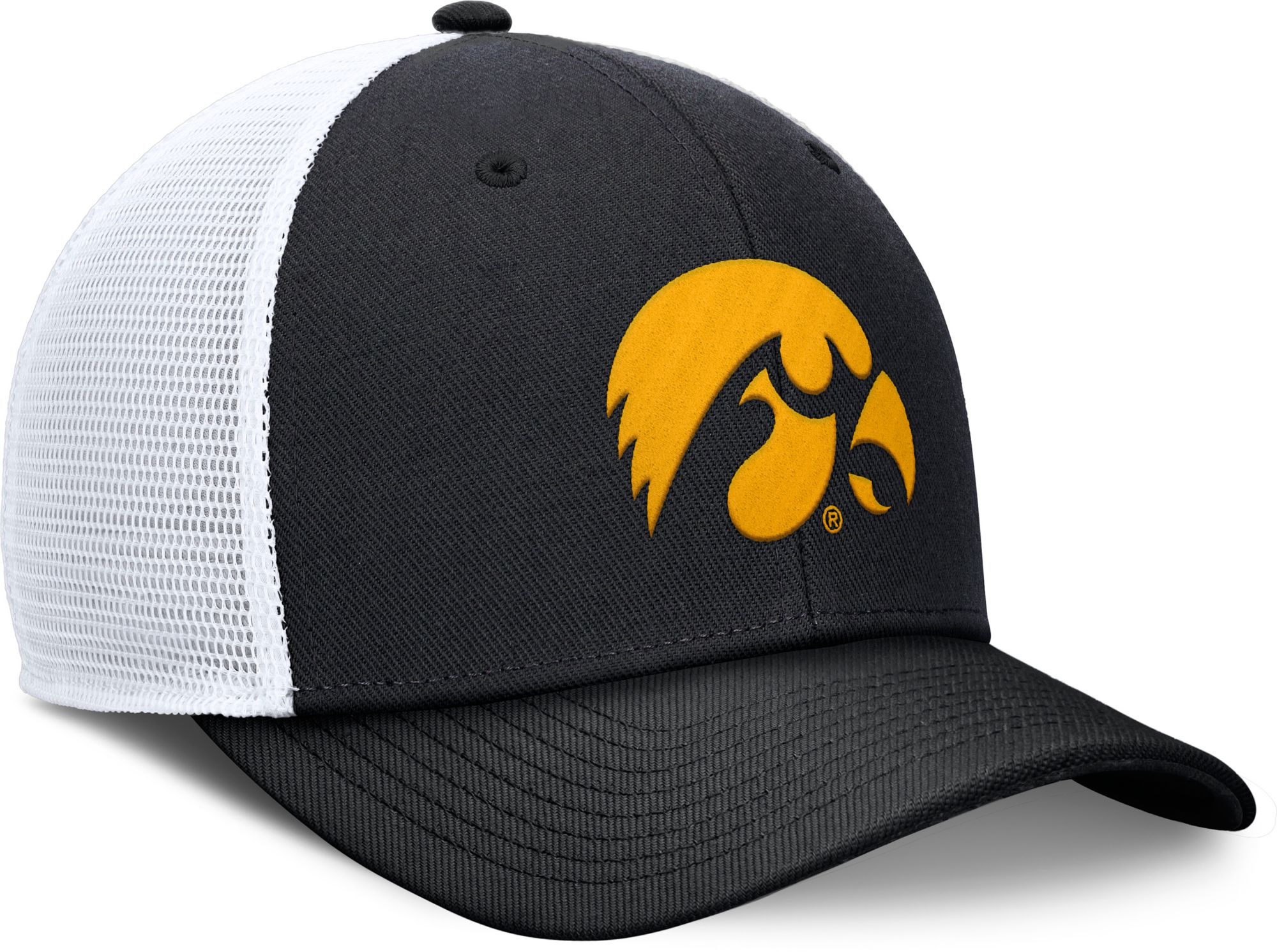 Nike Men's Iowa Hawkeyes Black Rise Adjustable Trucker Hat product image