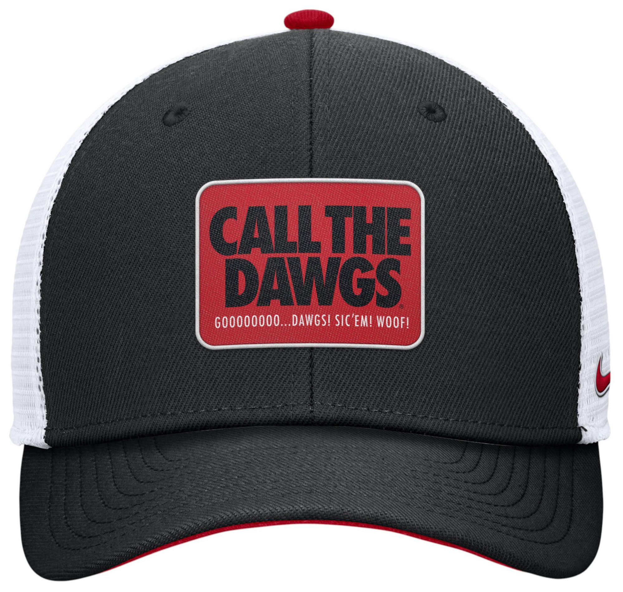 Nike Men's Georgia Bulldogs Black Rise Adjustable Trucker Hat product image