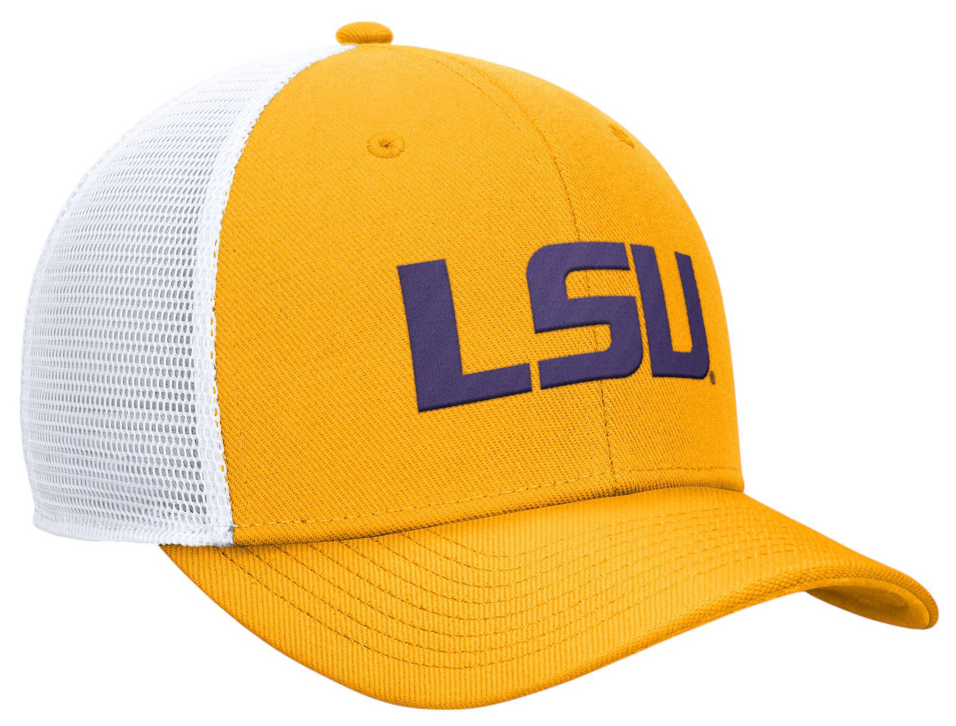 Nike Adult LSU Tigers University Gold Rise Logo Trucker Hat product image