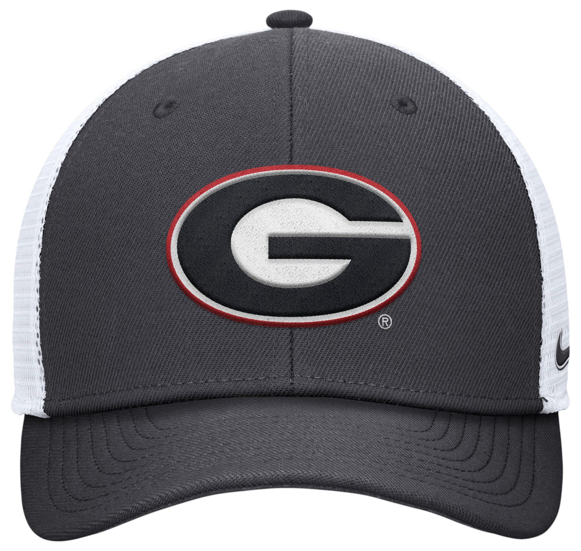 Nike Adult Georgia Bulldogs Anthracite Rise Logo Trucker Hat product image