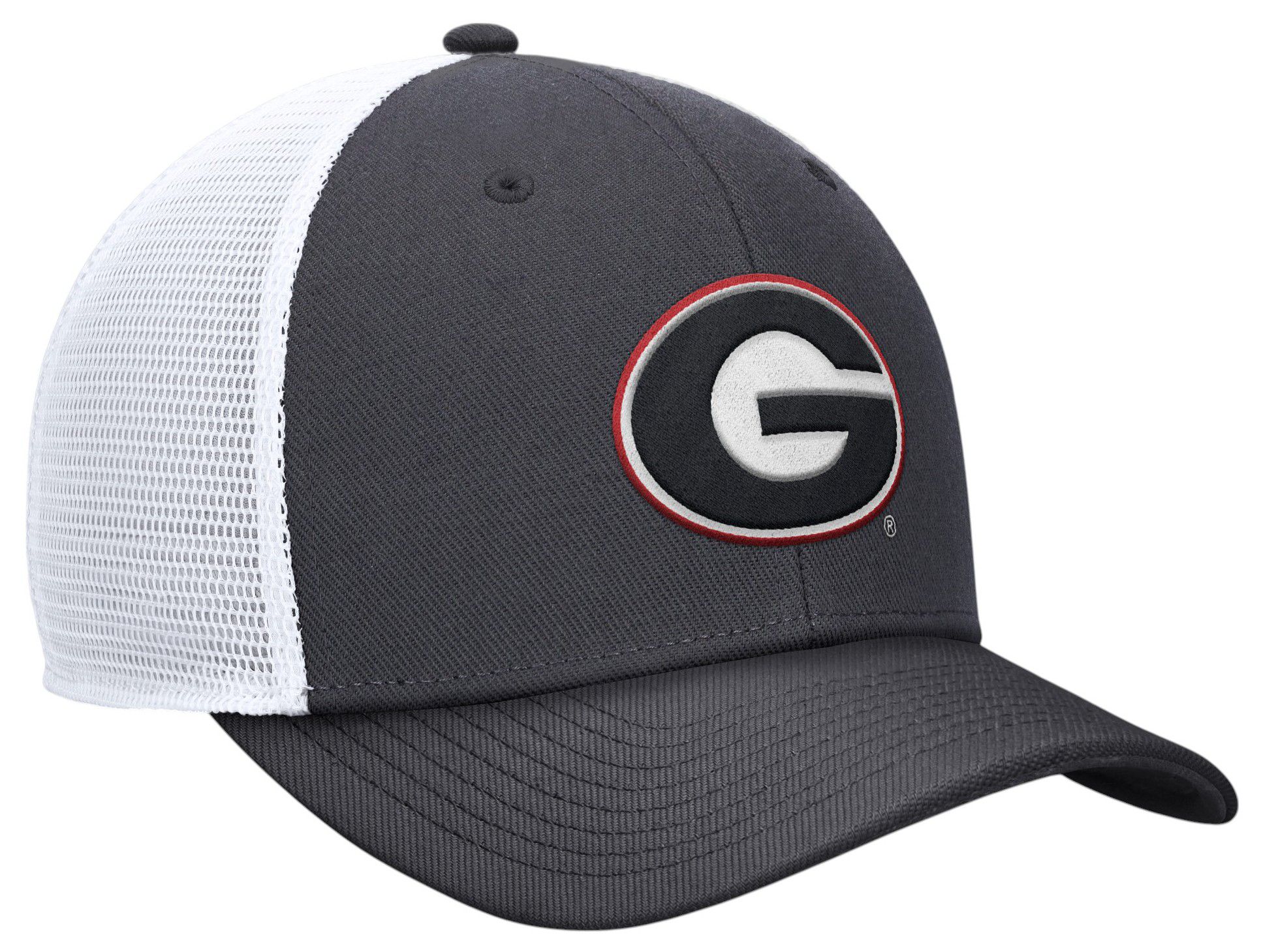 Nike Adult Georgia Bulldogs Anthracite Rise Logo Trucker Hat product image