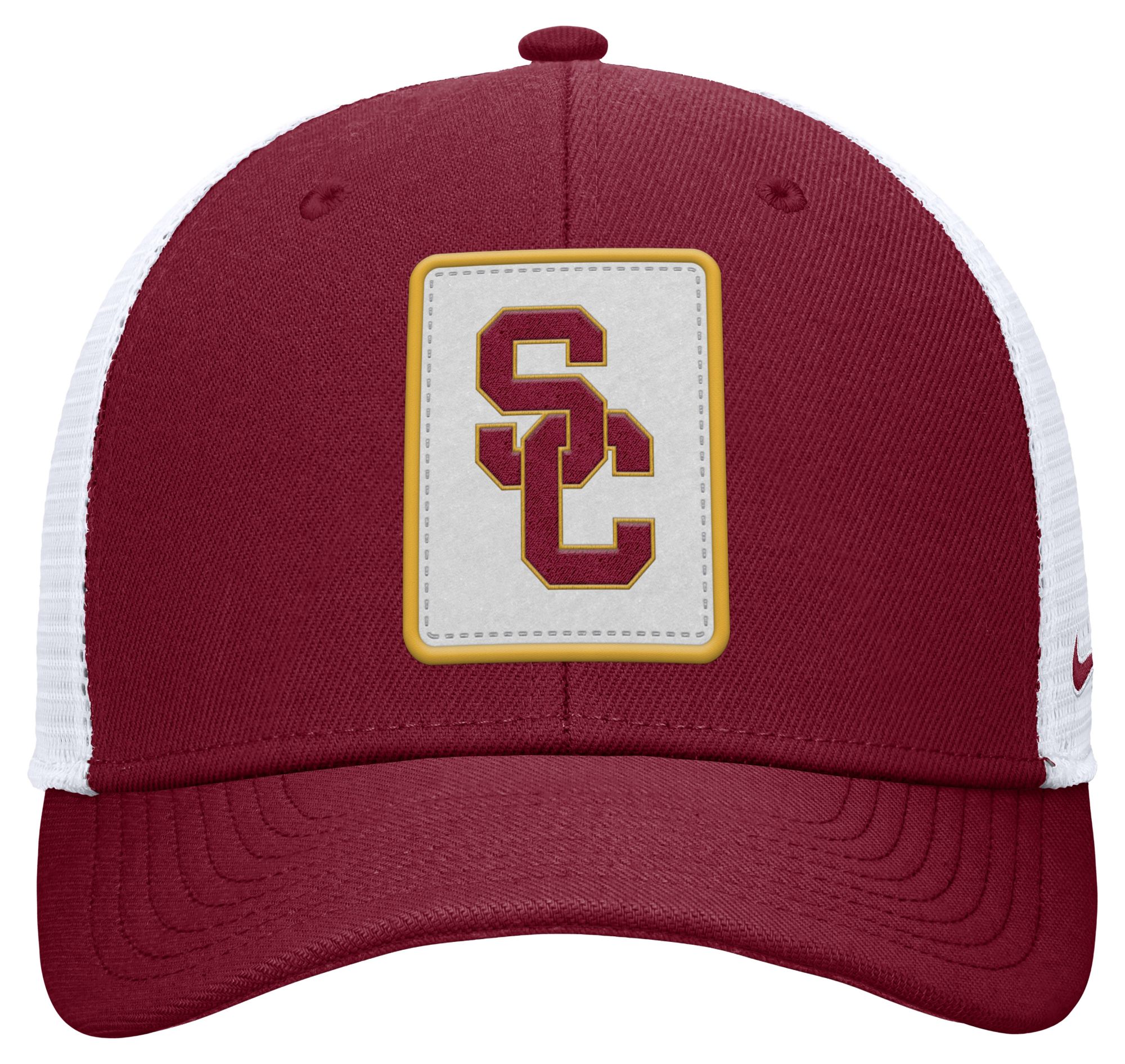 Nike Adult USC Trojans Team Crimson Patch Structured Rise Trucker Hat product image