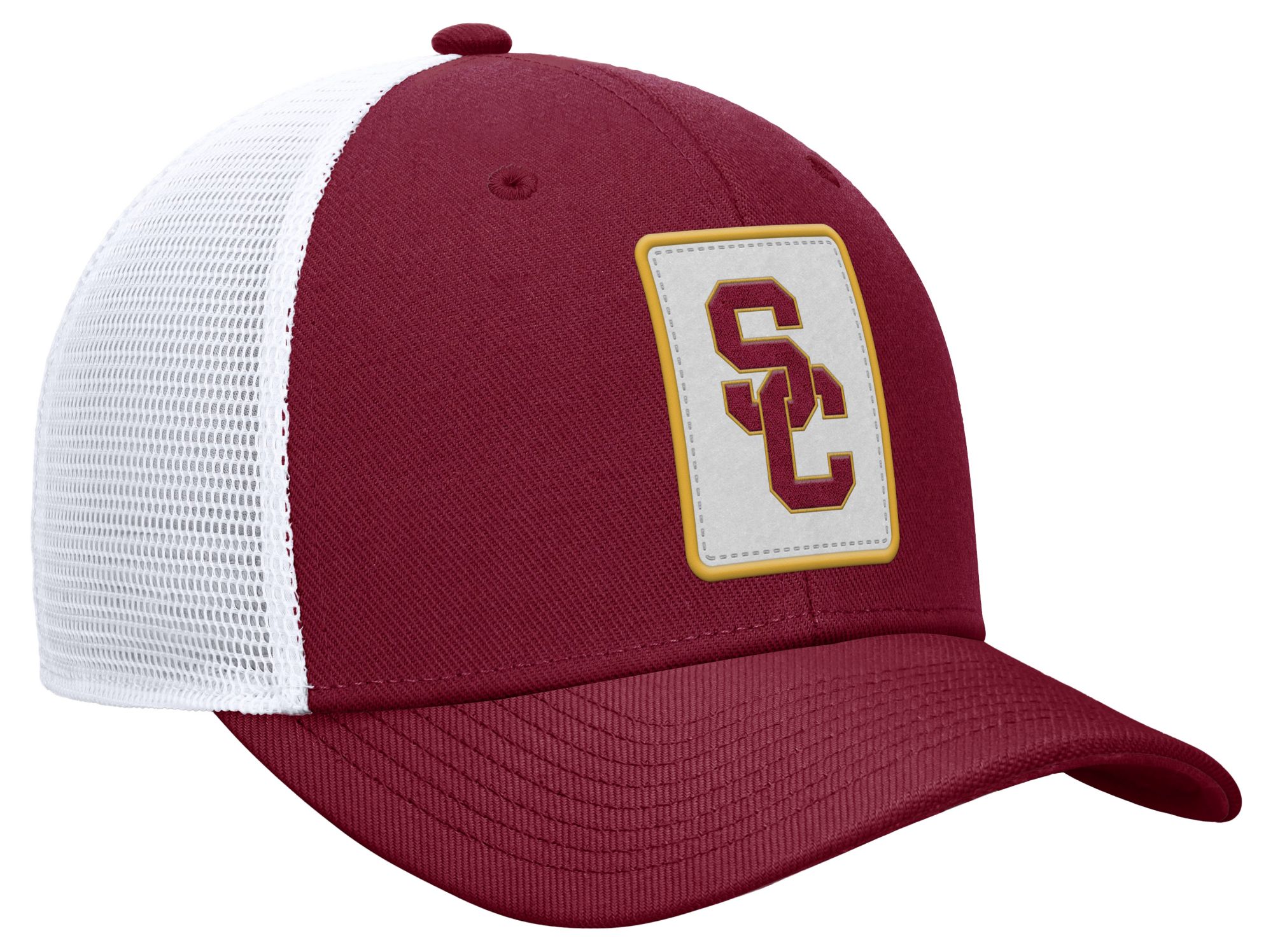 Nike Adult USC Trojans Team Crimson Patch Structured Rise Trucker Hat product image