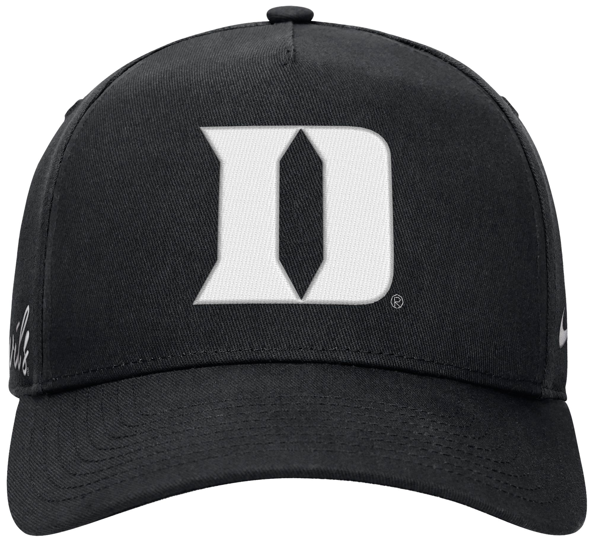 Nike Adult Duke Blue Devils Black Rise A-Frame Adjustable Hat product image