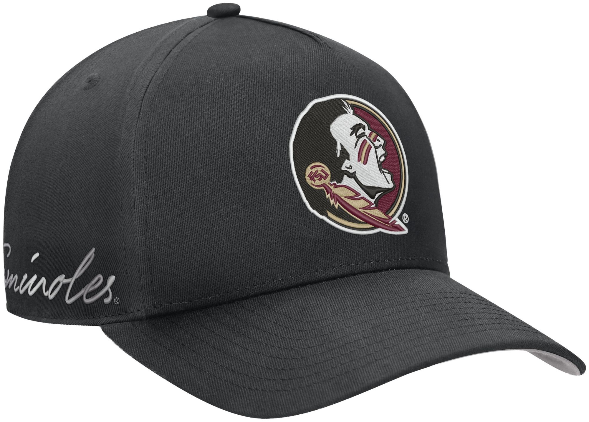 Nike Adult Florida State Seminoles Black Rise A-Frame Adjustable Hat product image