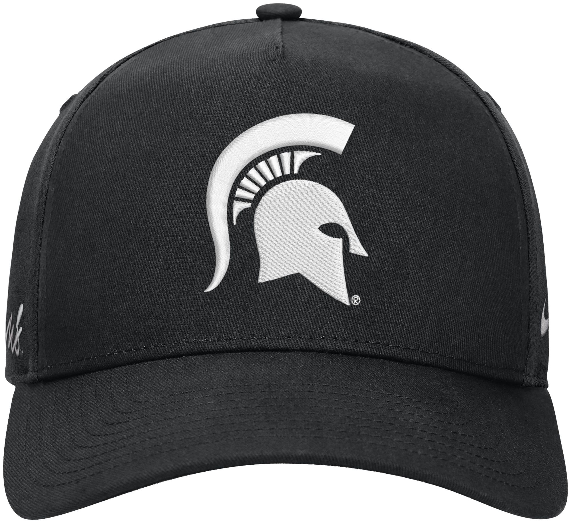 Nike Adult Michigan State Spartans Black Rise A-Frame Adjustable Hat product image