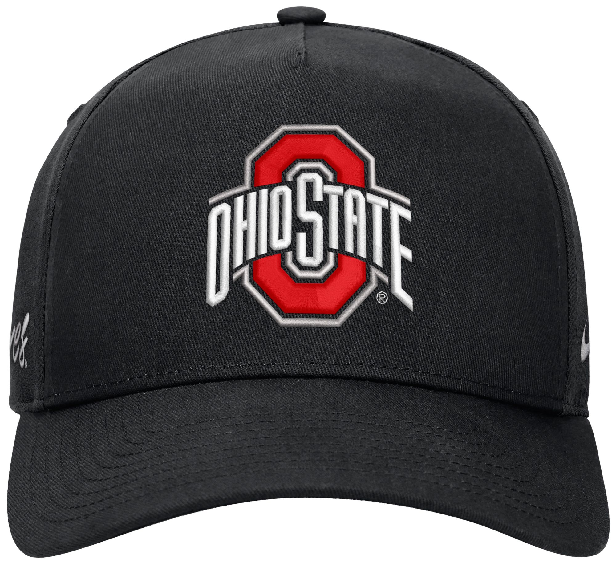 Nike Adult Ohio State Buckeyes Black Rise A-Frame Adjustable Hat product image