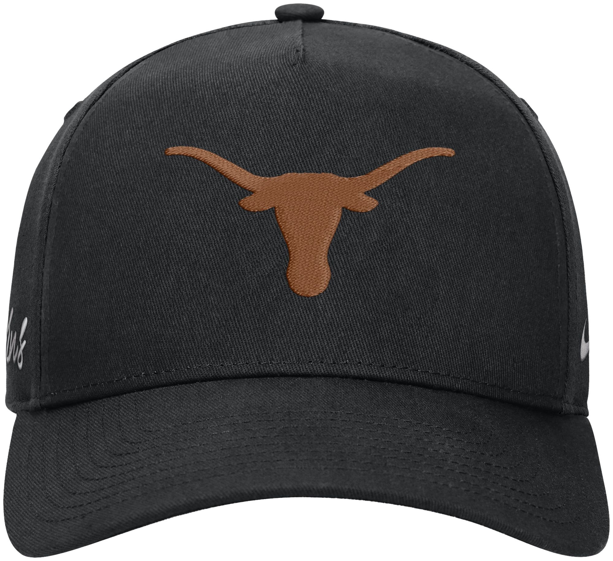 Nike Adult Texas Longhorns Black Rise A-Frame Adjustable Hat product image