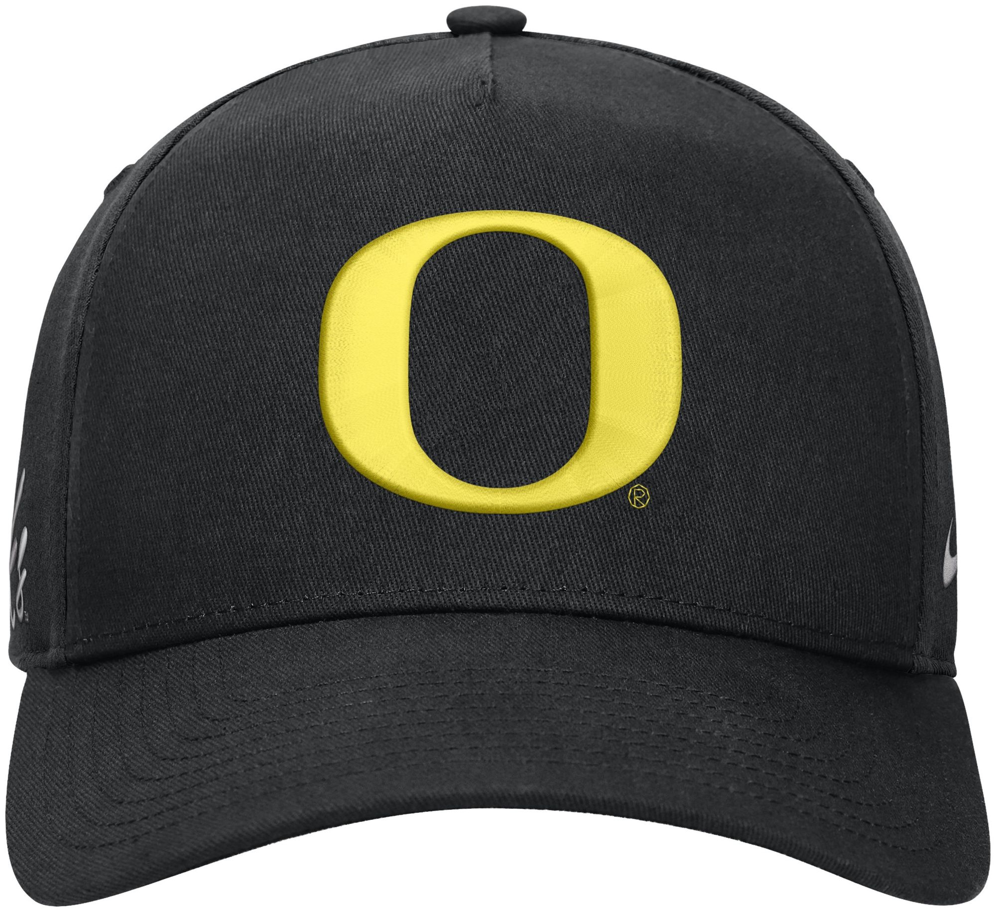Nike Adult Oregon Ducks Black Rise A-Frame Adjustable Hat product image