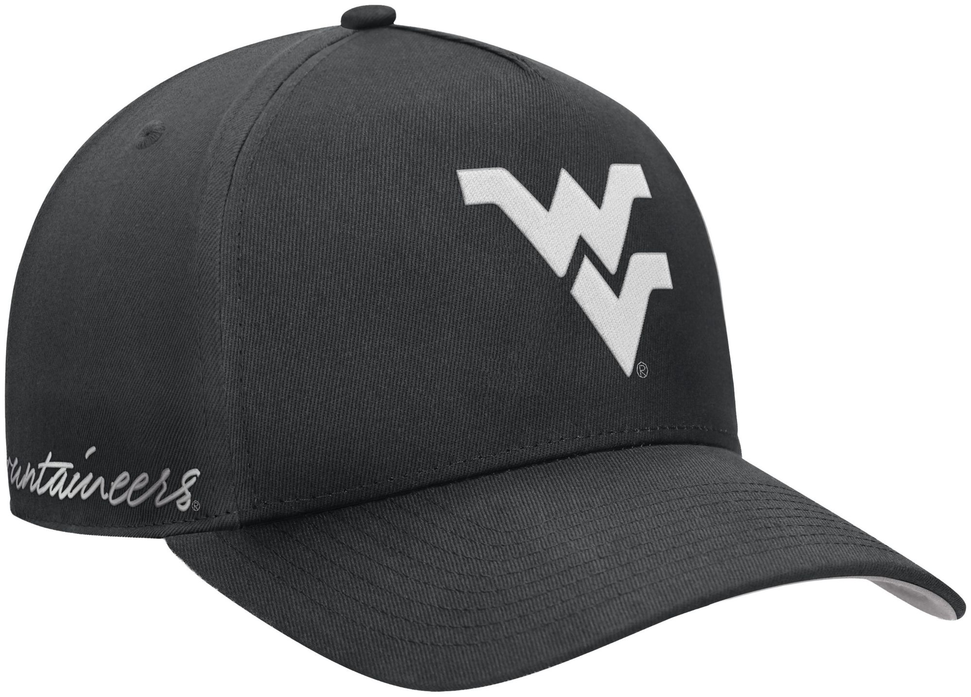 Nike Adult West Virginia Mountaineers Black Rise A-Frame Adjustable Hat product image
