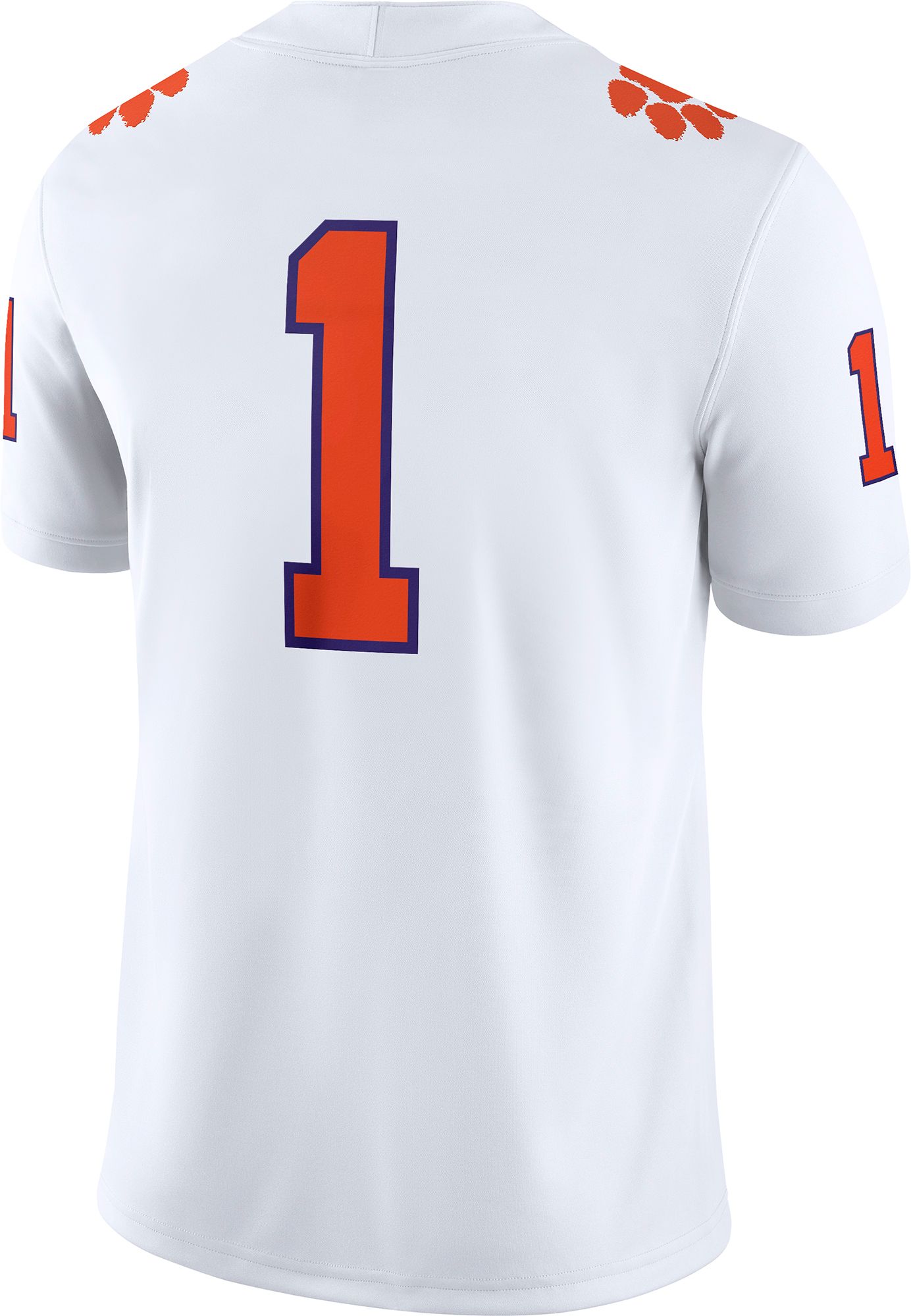 Nike Men's Clemson Tigers #1 White Dri-FIT Replica Football Game Jersey product image