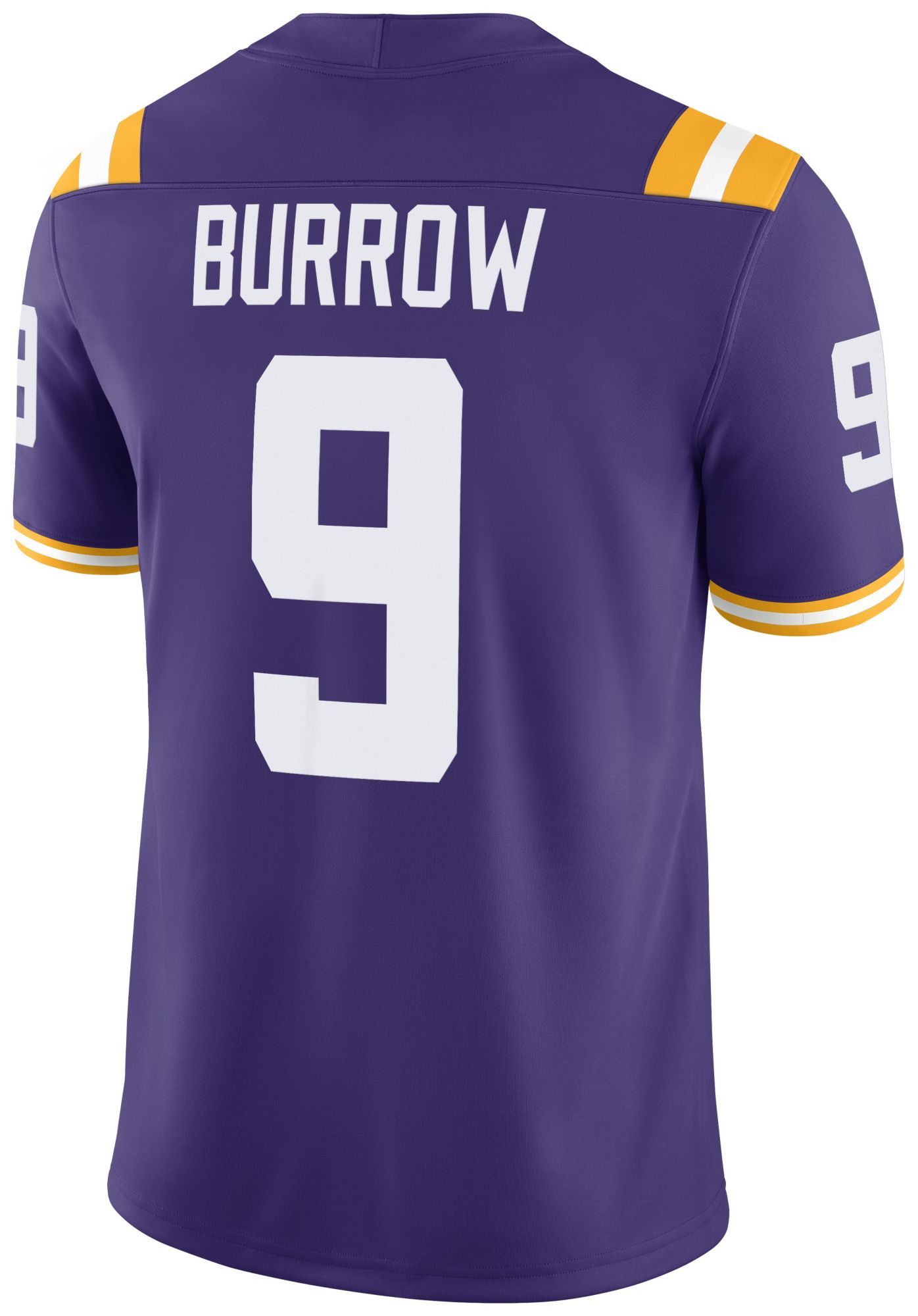 Nike Men's LSU Tigers Joe Burrow #9 Purple Dri-FIT Replica Football ...