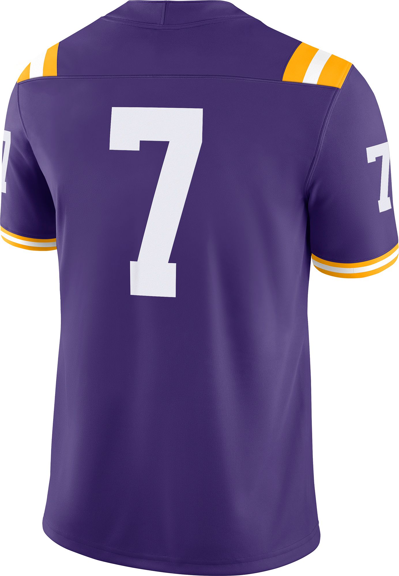 Nike Men's LSU Tigers #7 Purple Dri-FIT Replica Football Game Jersey product image