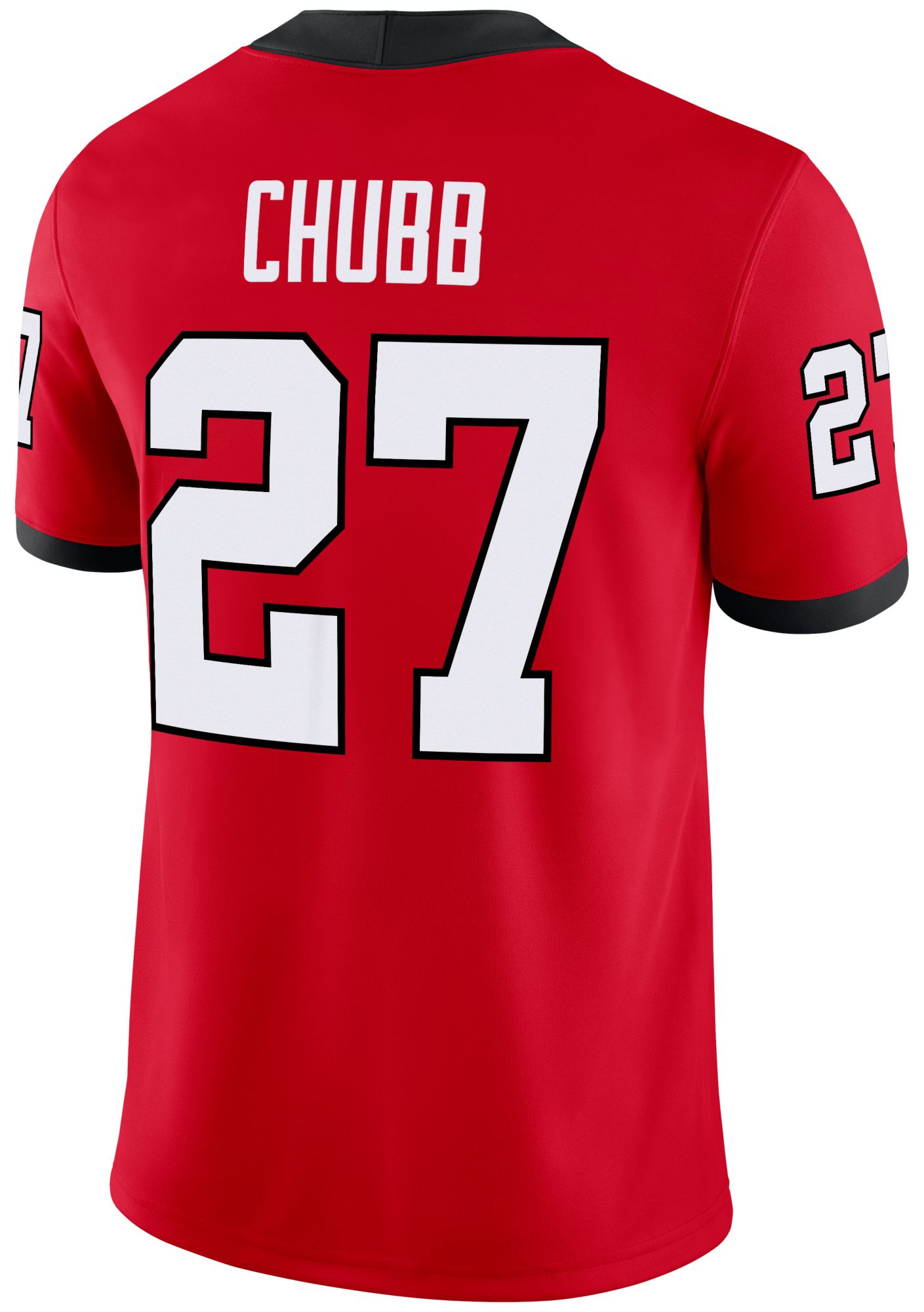 Nike Men's Georgia Bulldogs Nick Chubb #27 Red Dri-FIT Replica Football Game Jersey product image