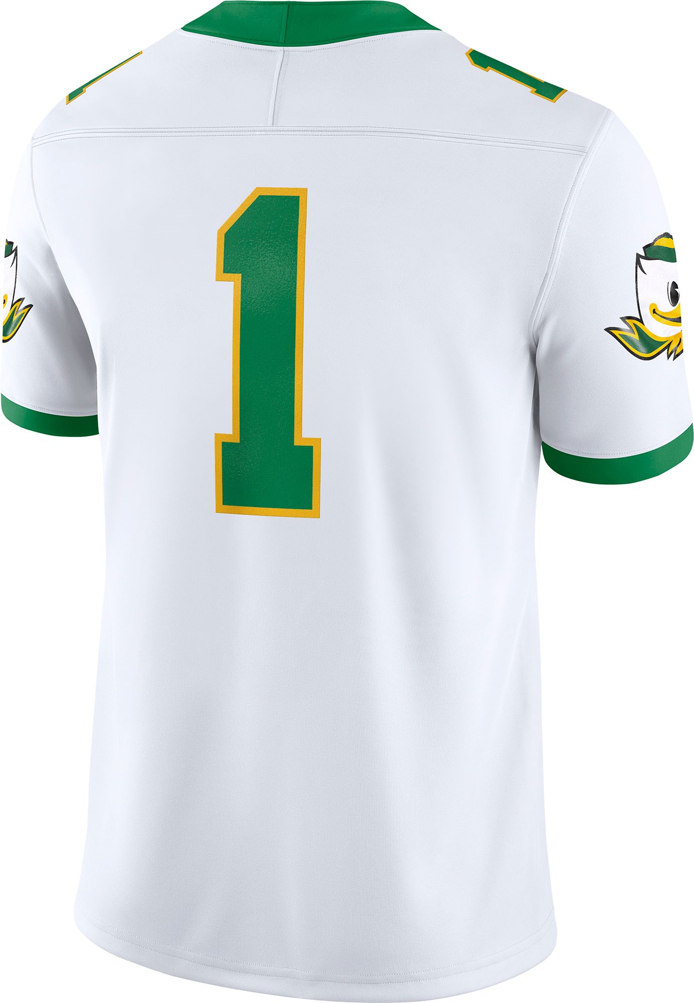 Nike Men's Oregon Ducks #1 White Dri-FIT Replica Alternate Football Game Jersey product image