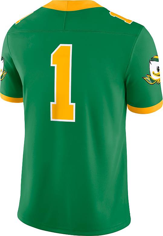 Nike Men's Oregon Ducks #1 Green Dri-FIT Alternate Replica Nike Men's Oregon Ducks #1 Green Dri-FIT Alternate Replica