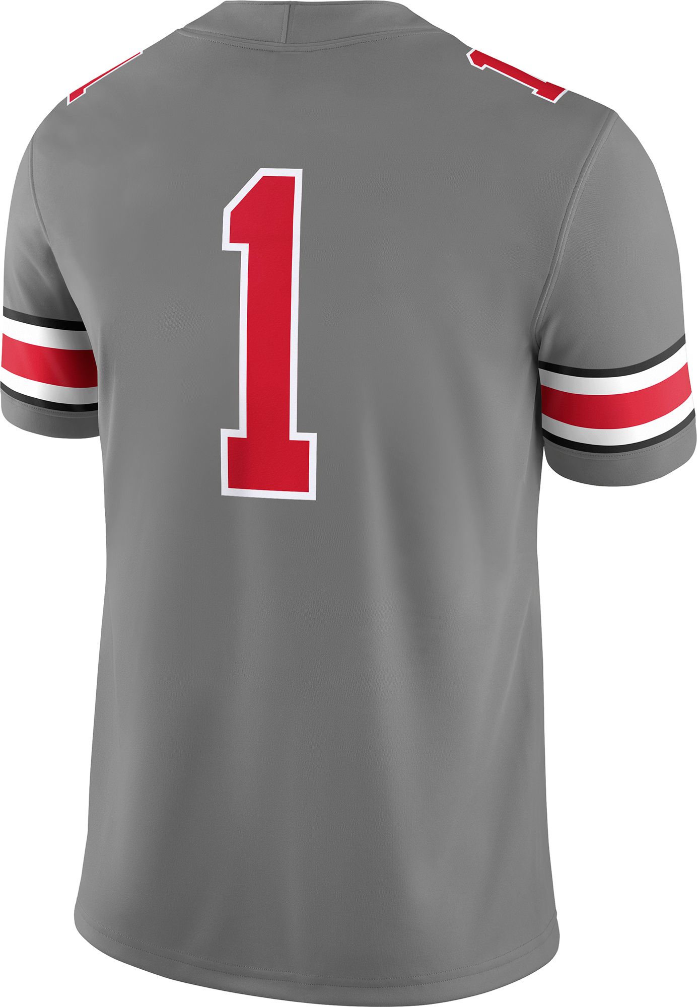 Nike Men's Ohio State Buckeyes #1 Gray Dri-FIT Replica Football Game Jersey product image
