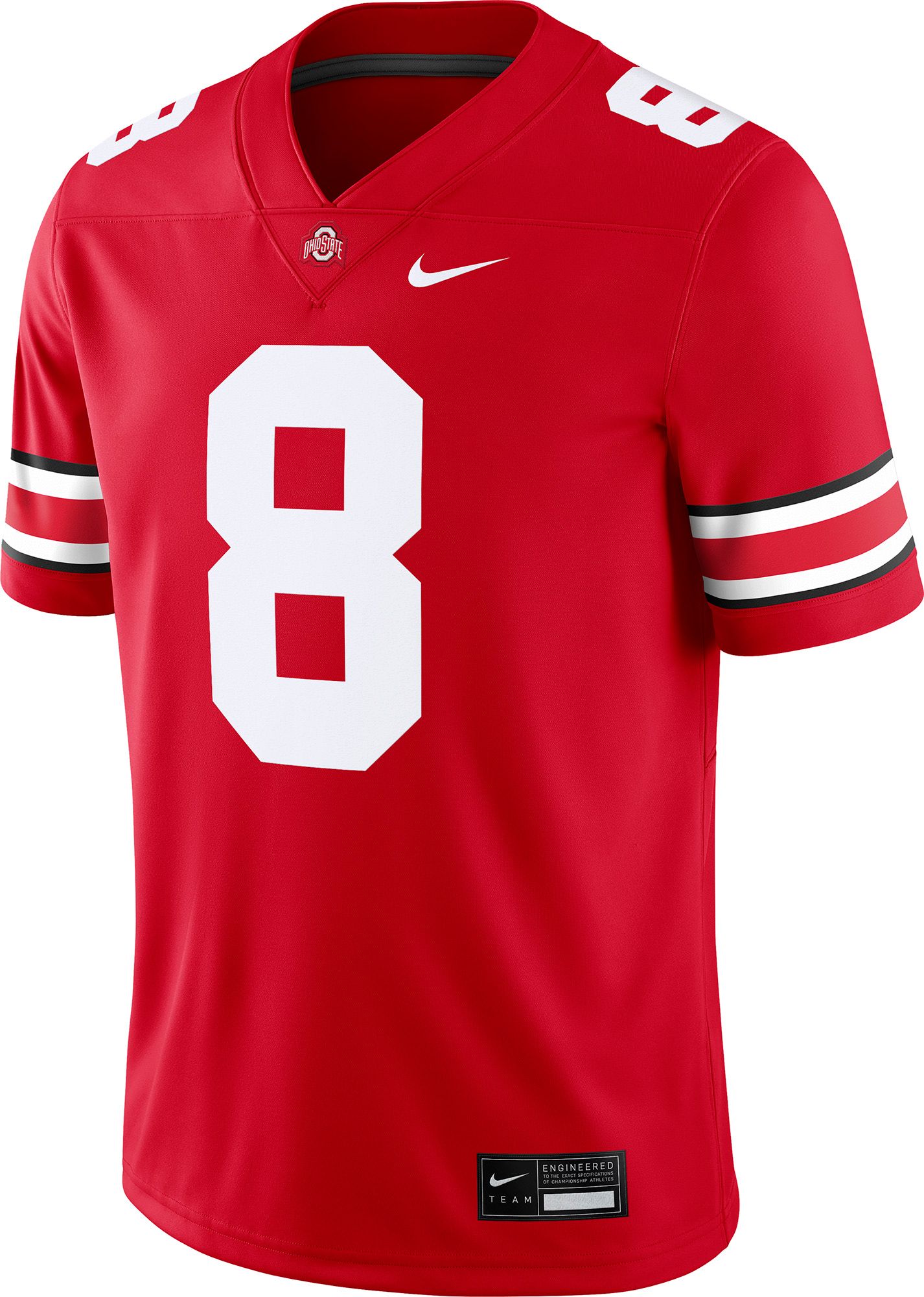 Nike Men's Ohio State Buckeyes Red Arvell Reese #8 Jersey product image