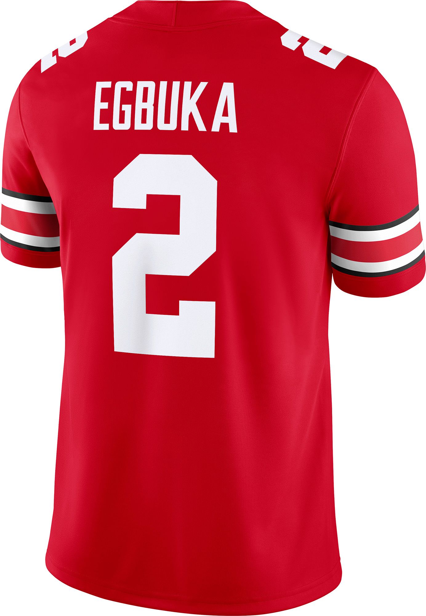 Nike Men's Ohio State Buckeyes Red Emeka Egbuka #2 Jersey product image